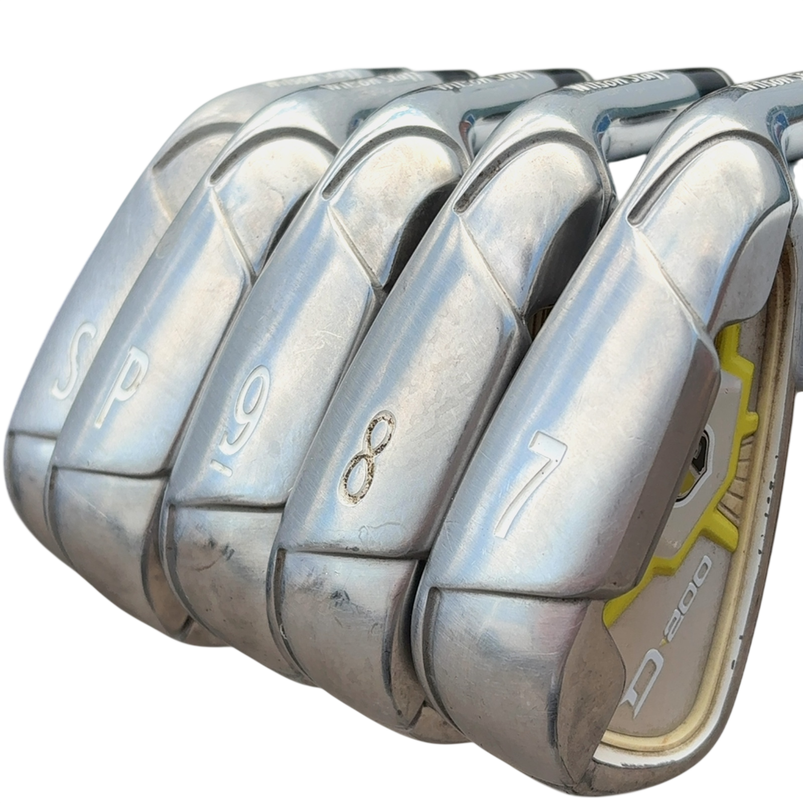 Wilson D200 Superlite Juego de hierros / 7-PW+SW / Flex Ladies / Grafito