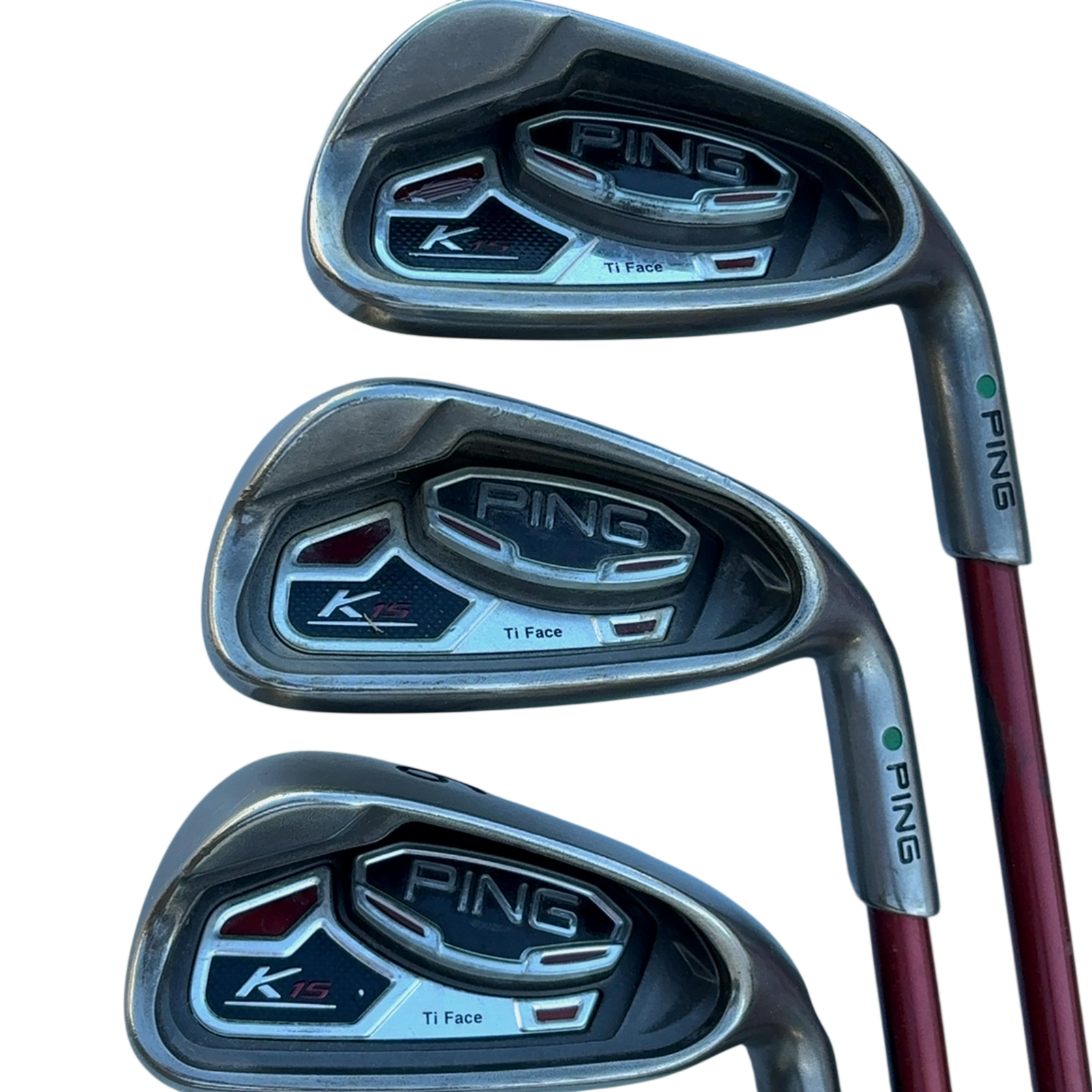 PING K15 Iron Set / 6-PW+GW+SW / Flex A-flex / Graphite