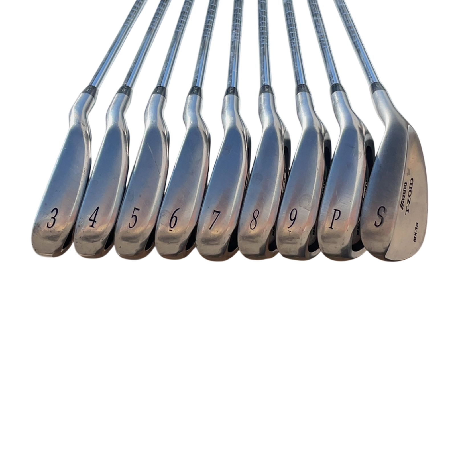 Mizuno T-Zoid MX-15 Jernsæt / 3-PW+SW / Flex Regular / Stål