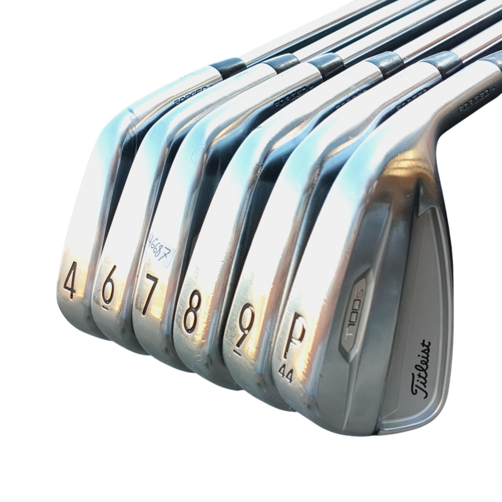 Titleist T100S Jernsæt / 4+6-PW / Flex X-Stiff / Stål