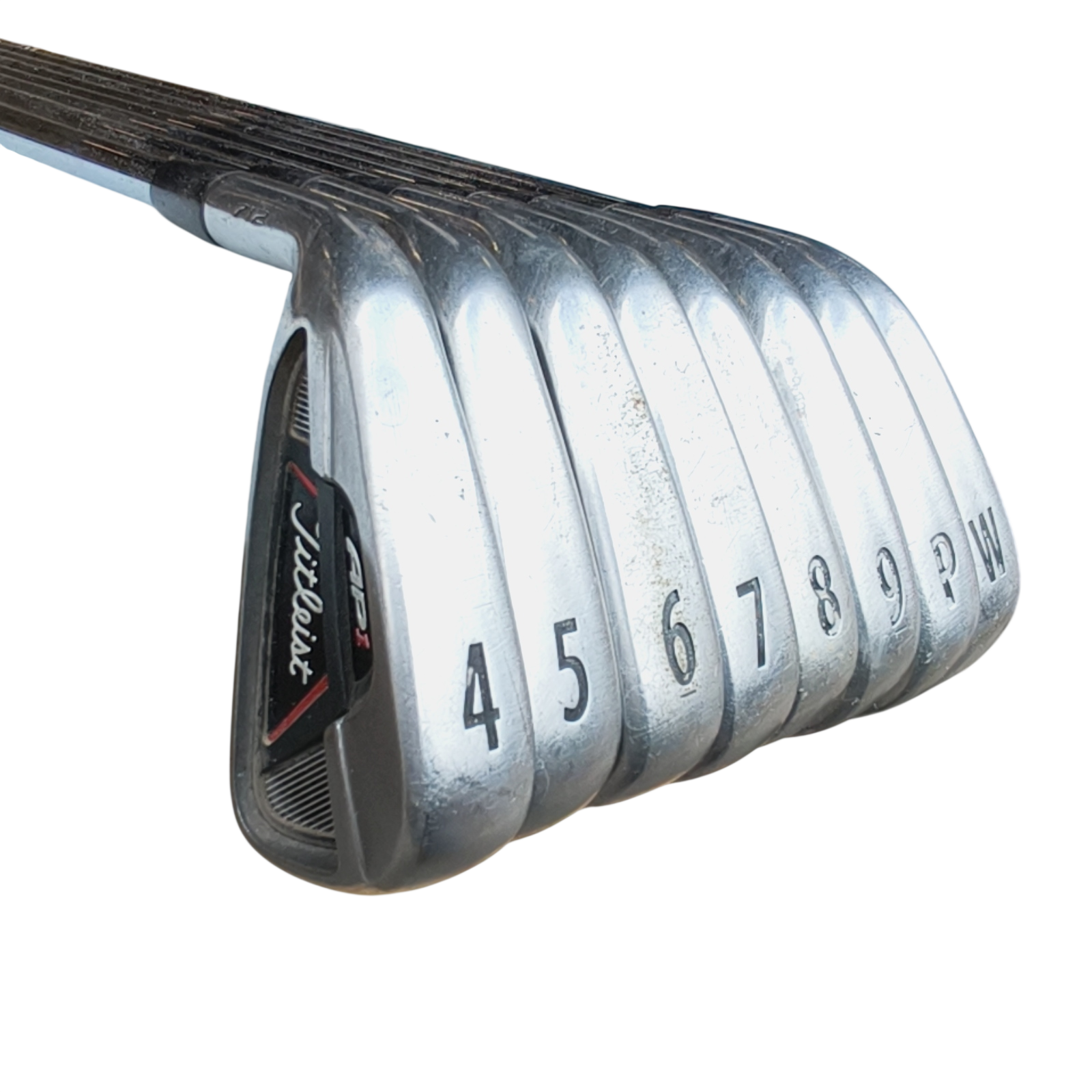 Zurdo Titleist Titleist AP1 Juego de hierros / 4-PW+GW / Flex Stiff / SteelFiber