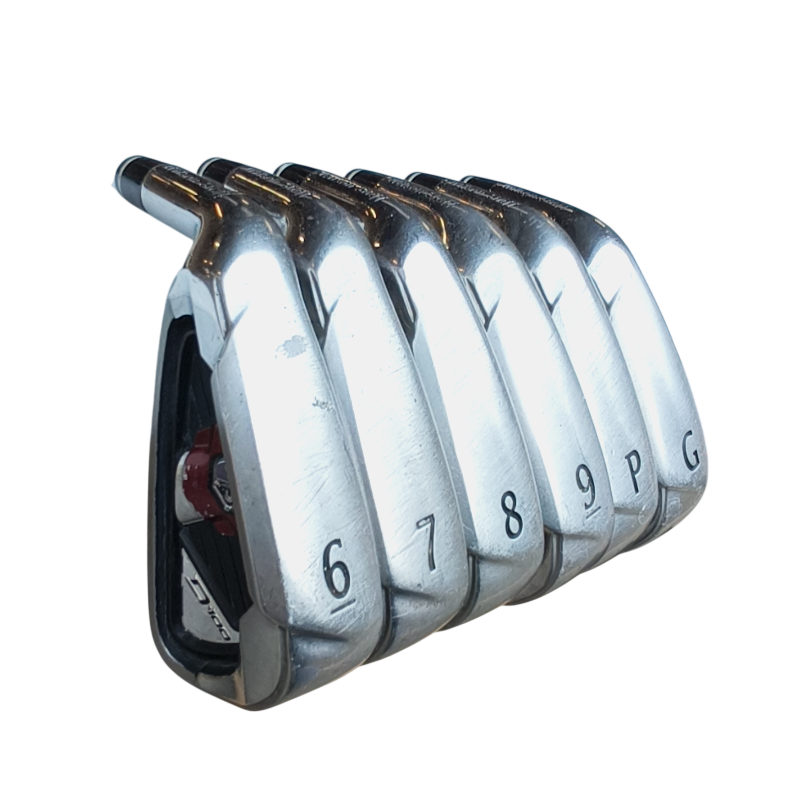 Vänster Wilson Staff D100 Järnset / 6-PW+GW / Flex A-flex / Grafit