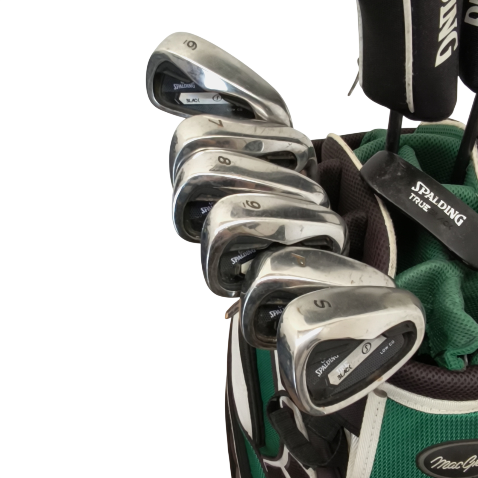 Spalding True Black Komplet Sæt Uden Bag / 6-PW+SW / Flex Regular / Stål