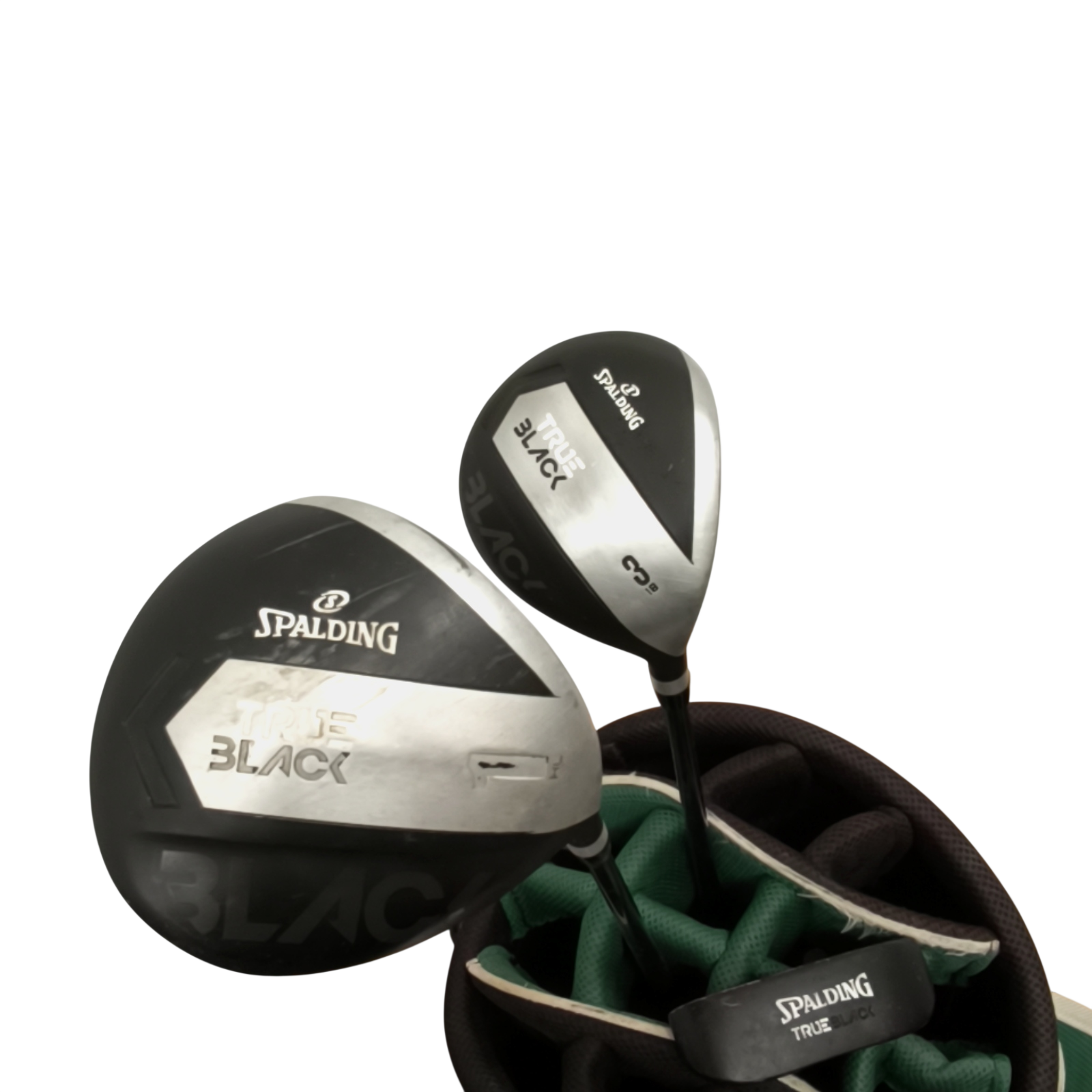 Spalding True Black Komplet Sæt Uden Bag / 6-PW+SW / Flex Regular / Stål