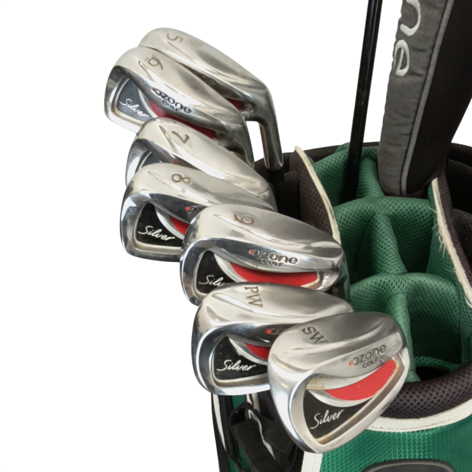 Ozone Silver Komplet Sæt Uden Bag / 5-PW+SW / Flex Regular / Stål