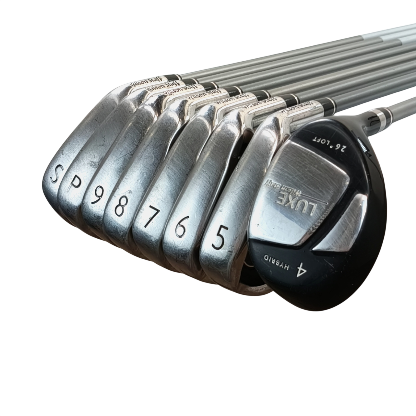 Wilson Luxe Juego de hierros / 4H+5-PW+SW / Flex Ladies / Grafito