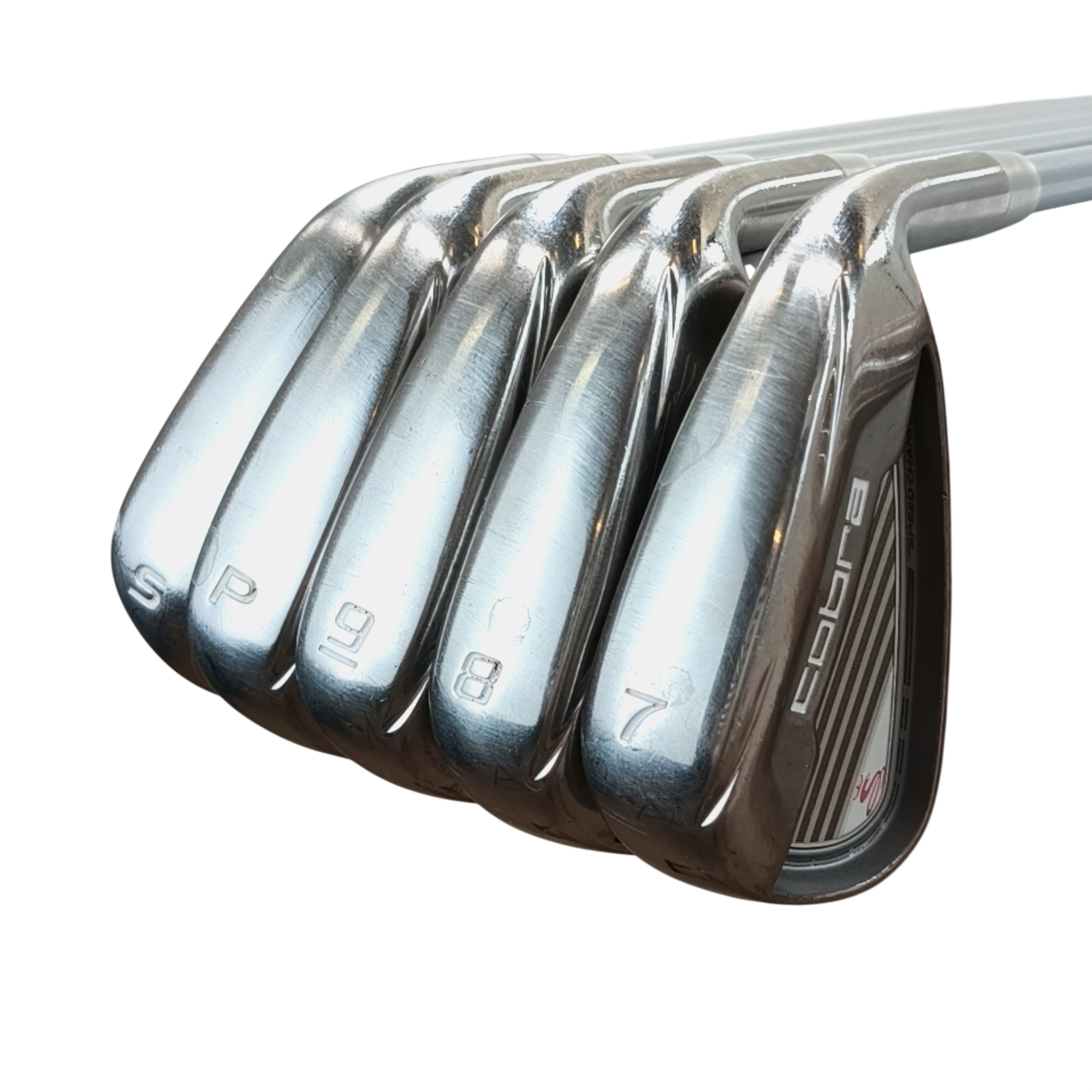 Cobra Max TecFlo IJzerset / 7-PW+SW / Flex Ladies / Grafiet