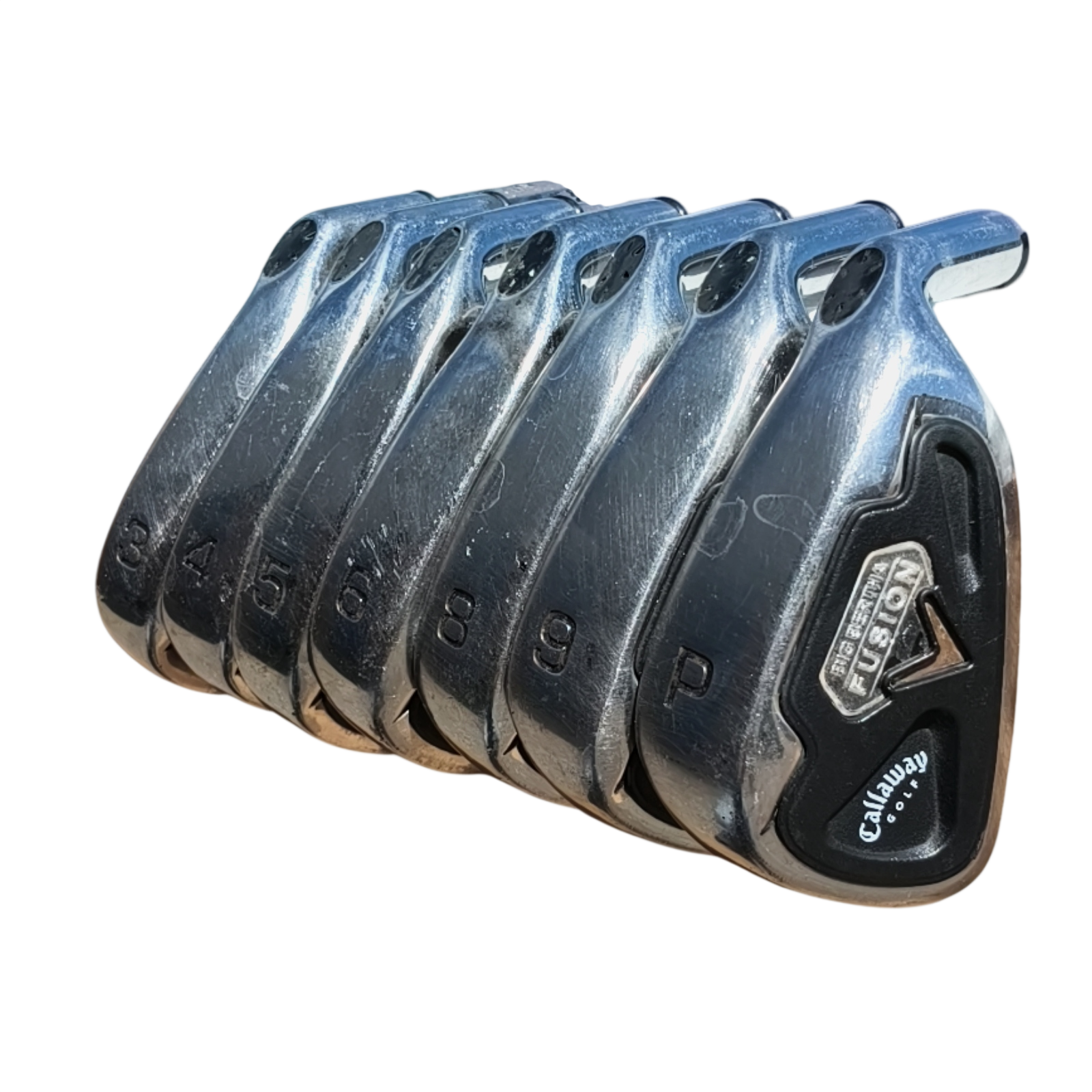 Callaway Big Bertha Fusion Jernsæt / 3-6i+8-PW / Flex Ladies / Grafit