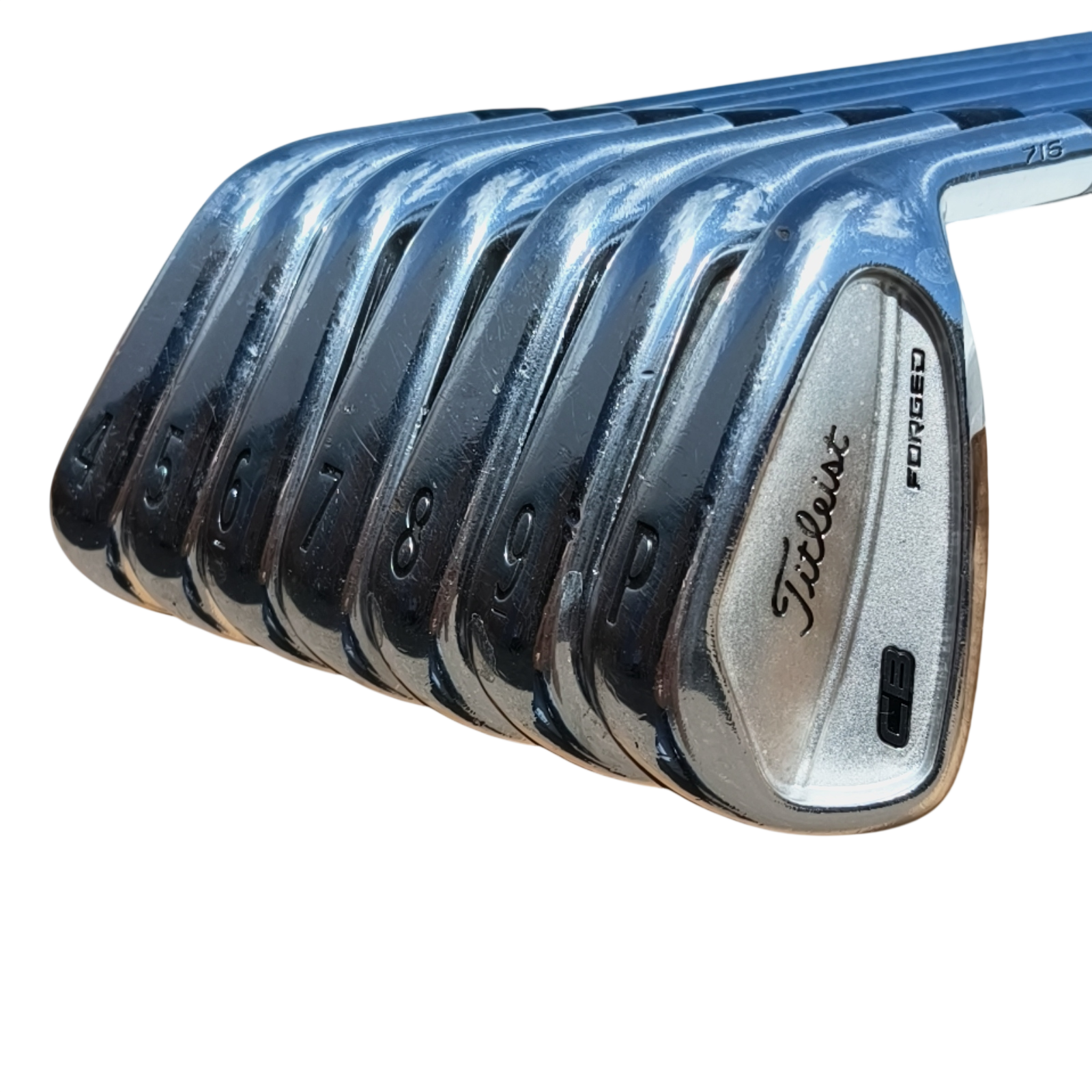 Titleist CB Forged 716 Jernsæt / 4-PW / Flex X-Stiff / Stål