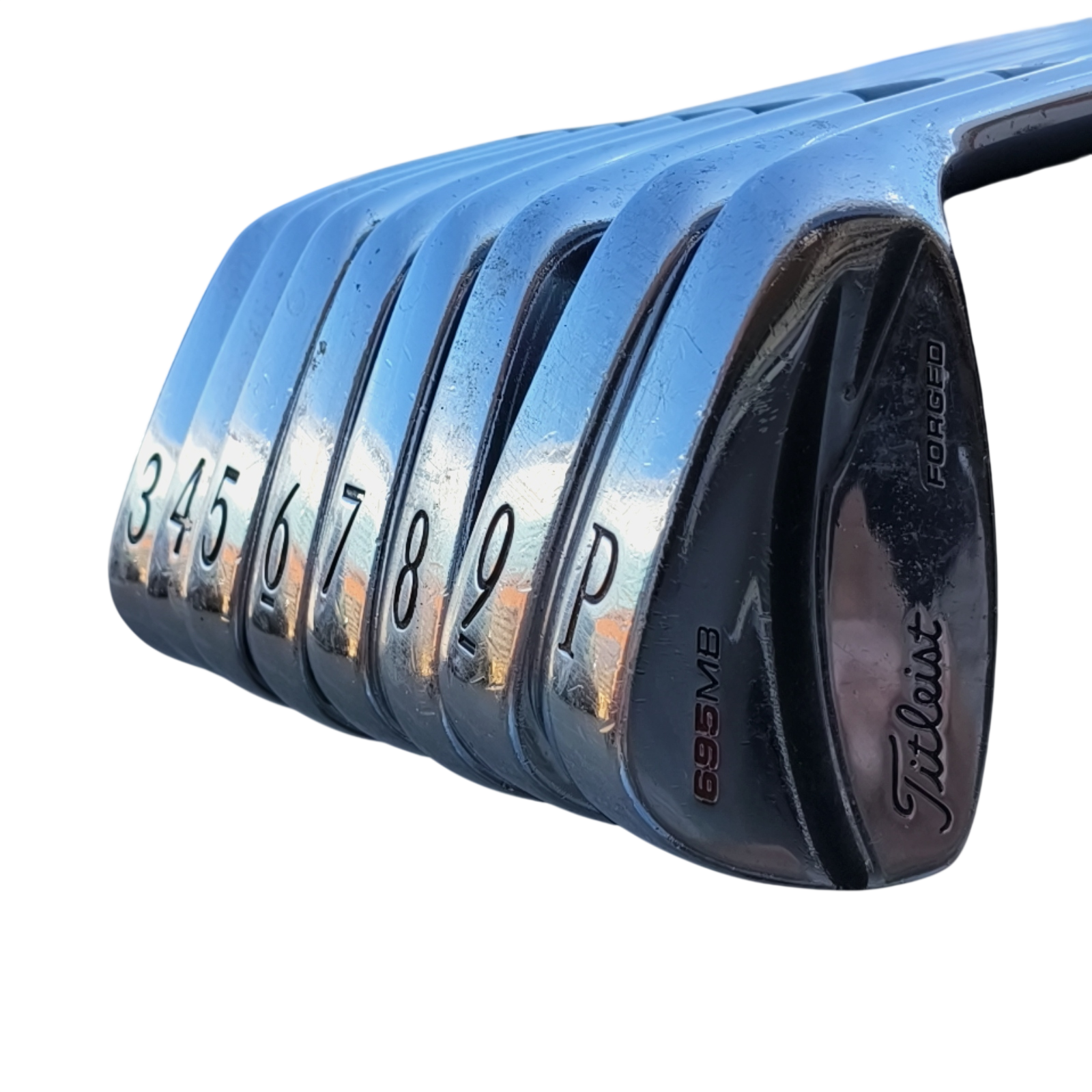 Titleist 695 MB Forged Iron set / 3-PW / Flex Stiff / Steel
