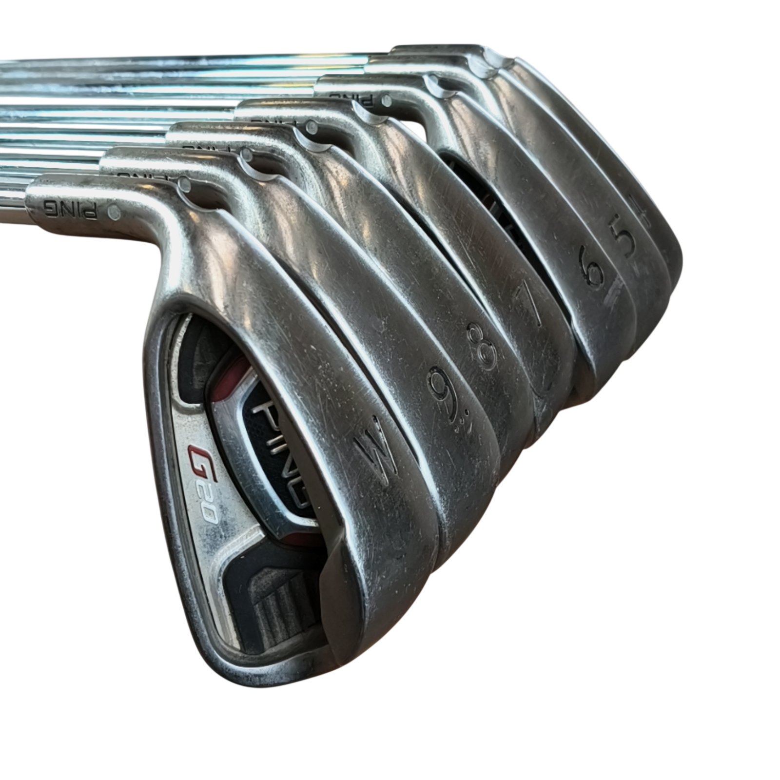 Venstre PING G20 Jernsæt / 4-PW / Flex Regular / Steelfiber