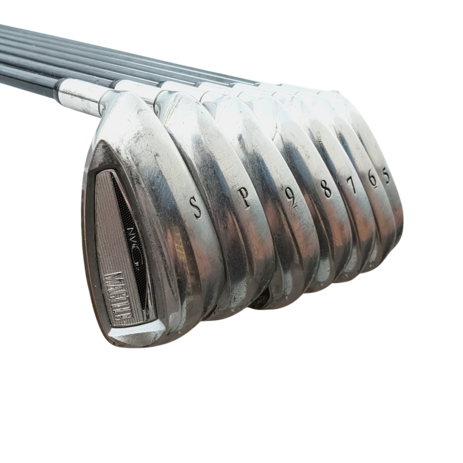 Venstre MacTec NVG2 Jernsæt / 5-PW+SW / Flex Regular / Grafit