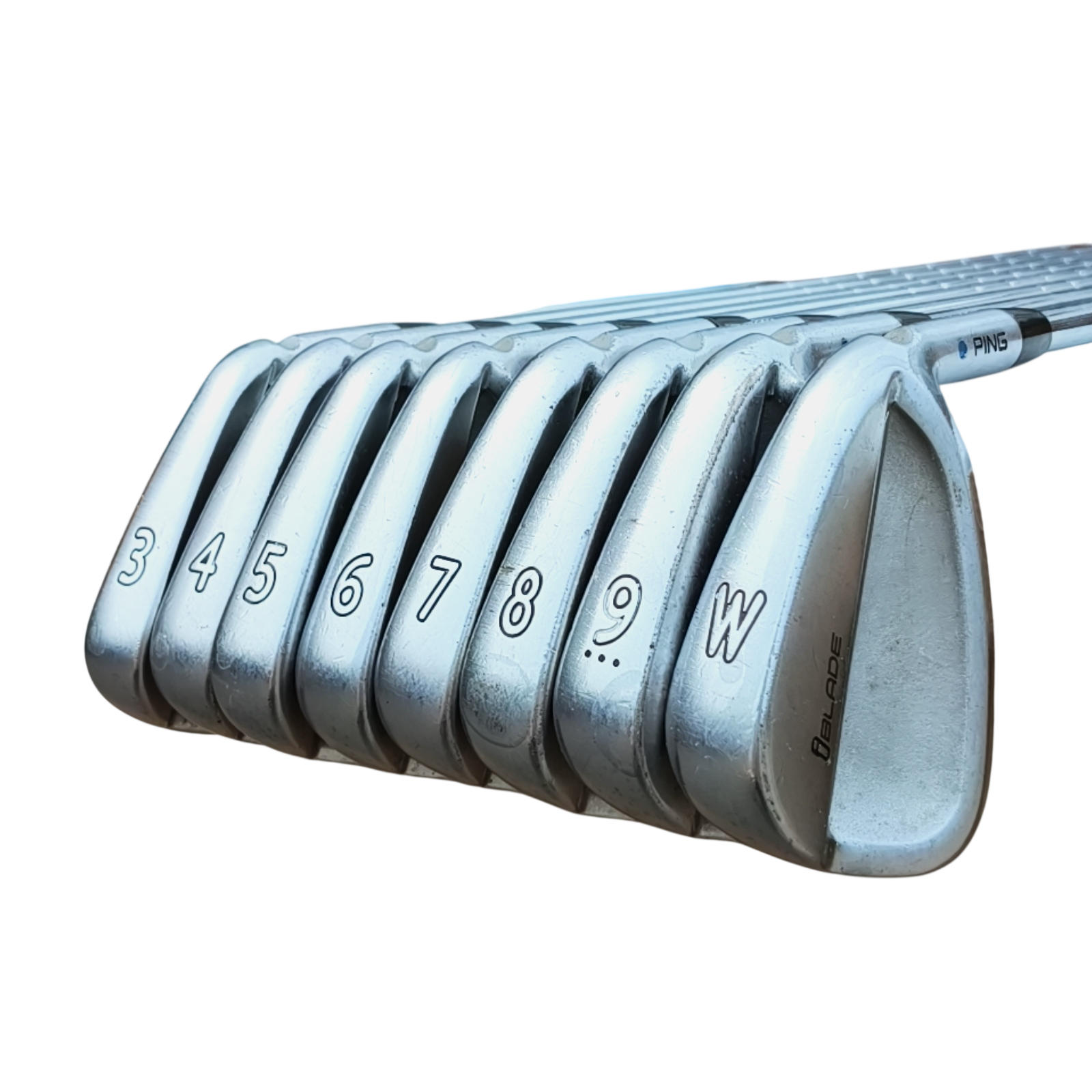 PING Iblade Jernsæt / 3-PW / Flex Stiff / Stål