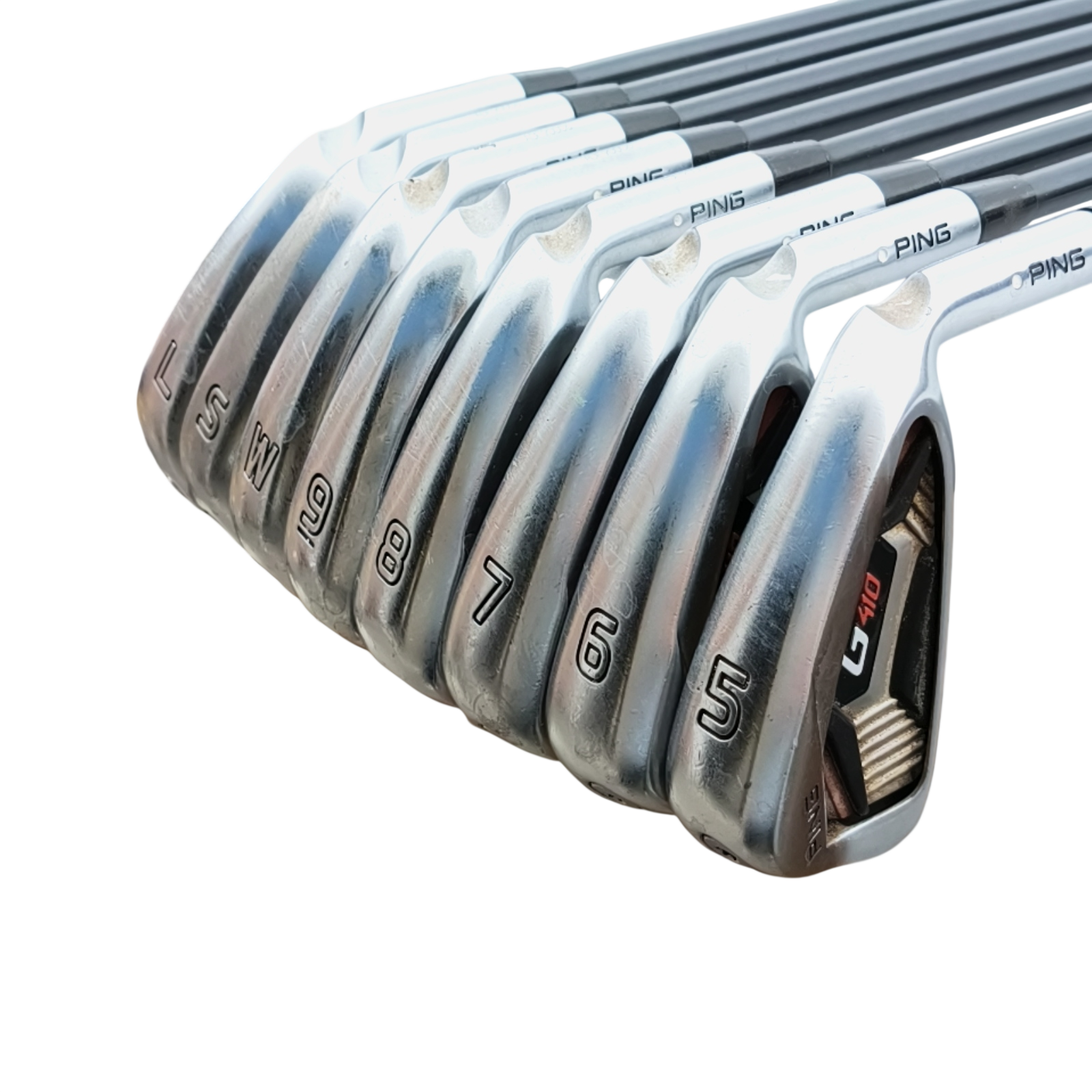 PING G410 Jernsæt / 5-PW+SW+LW / Flex Regular / Grafit