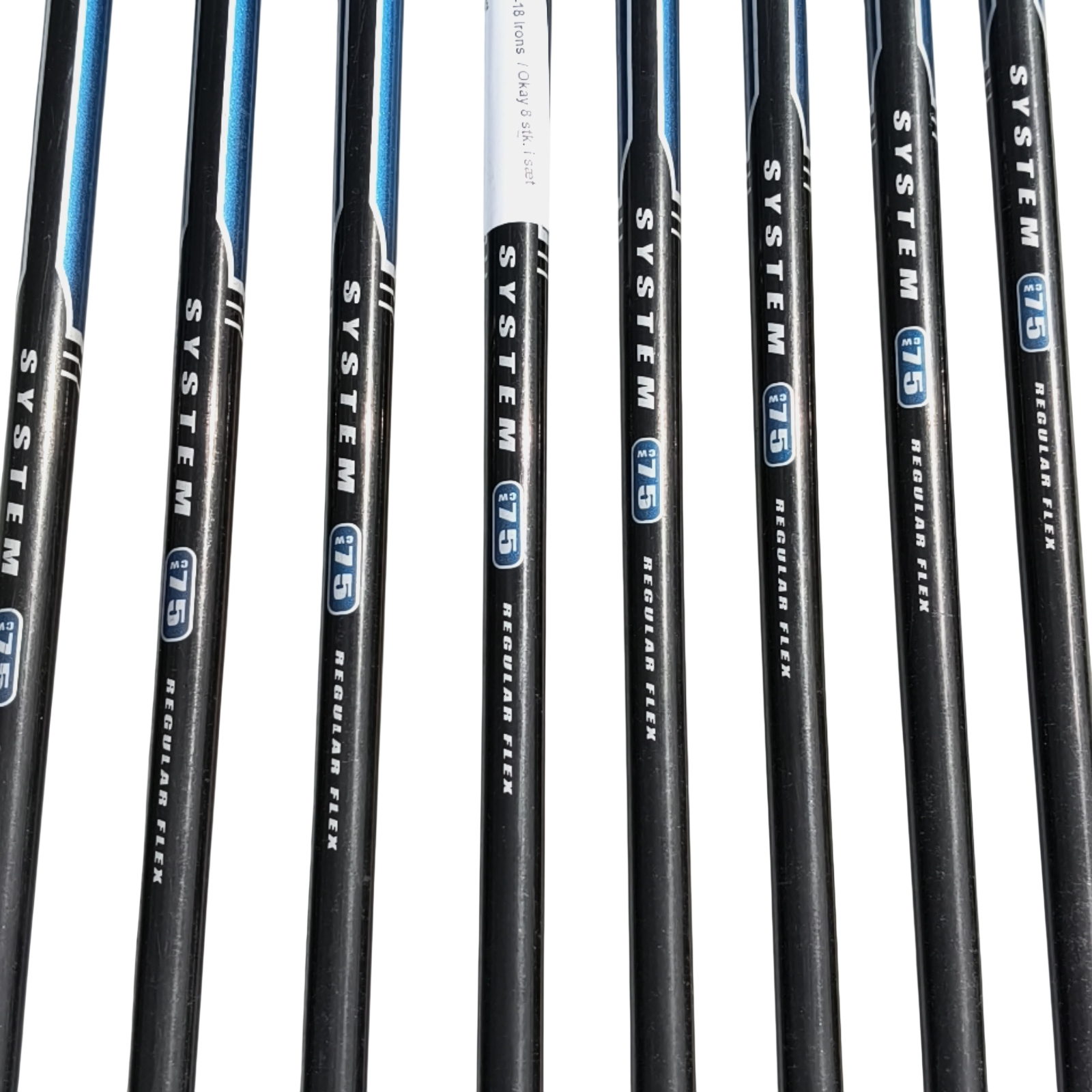 Left Callaway X-18 Iron Set / 3-6i+8-PW / Flex Regular / Graphite