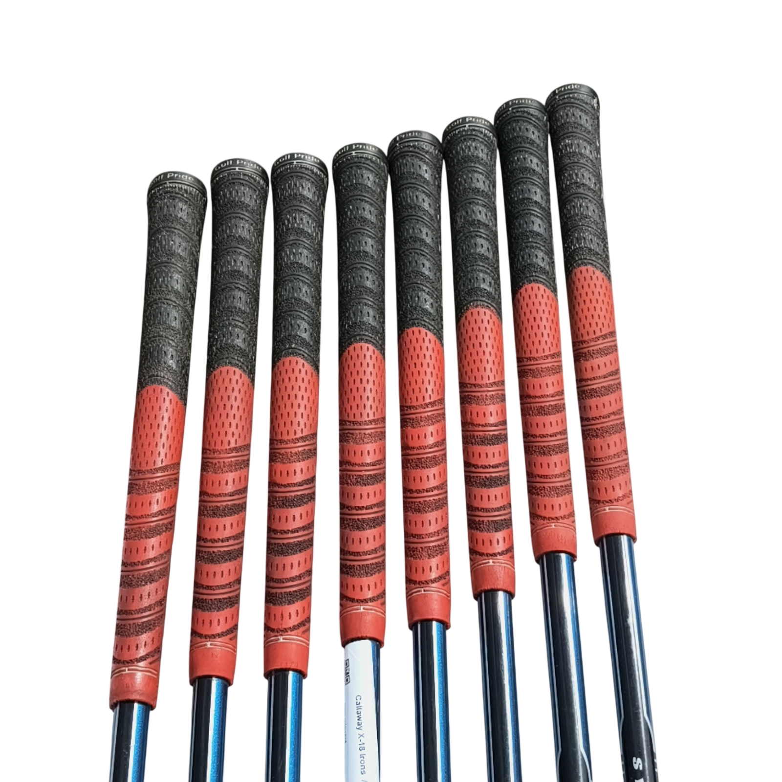 Left Callaway X-18 Iron Set / 3-6i+8-PW / Flex Regular / Graphite