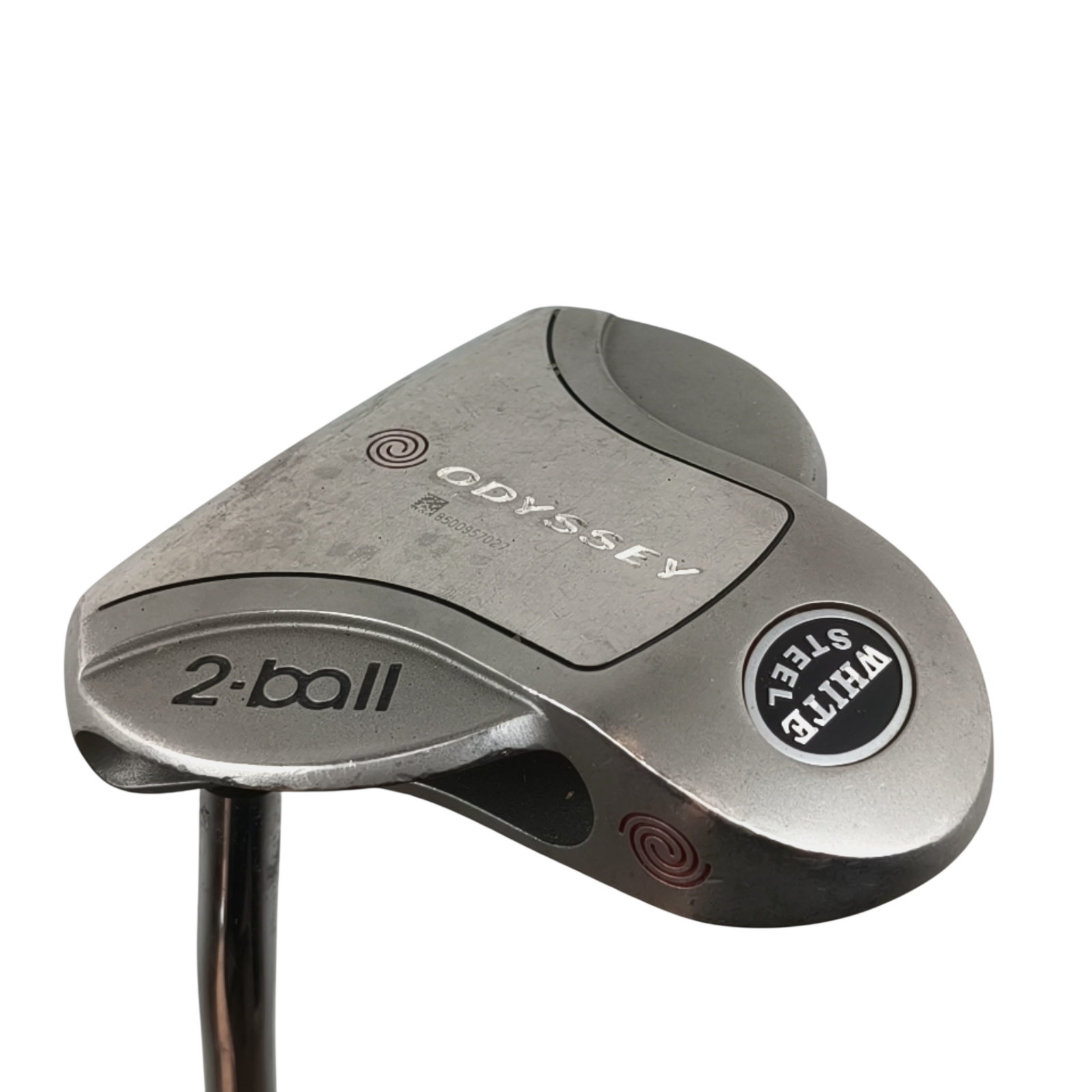 Venstre Odyssey White Steel 2-Ball Putter / 35"