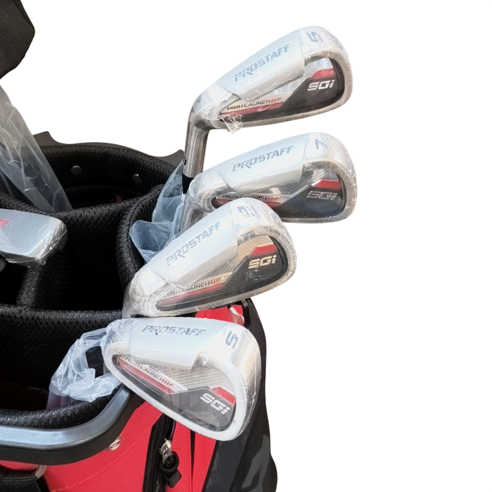Venstre Wilson Prostaff SGI HL Komplet Sæt Med Bag / 5+7+9+SW / Flex Regular / Grafit