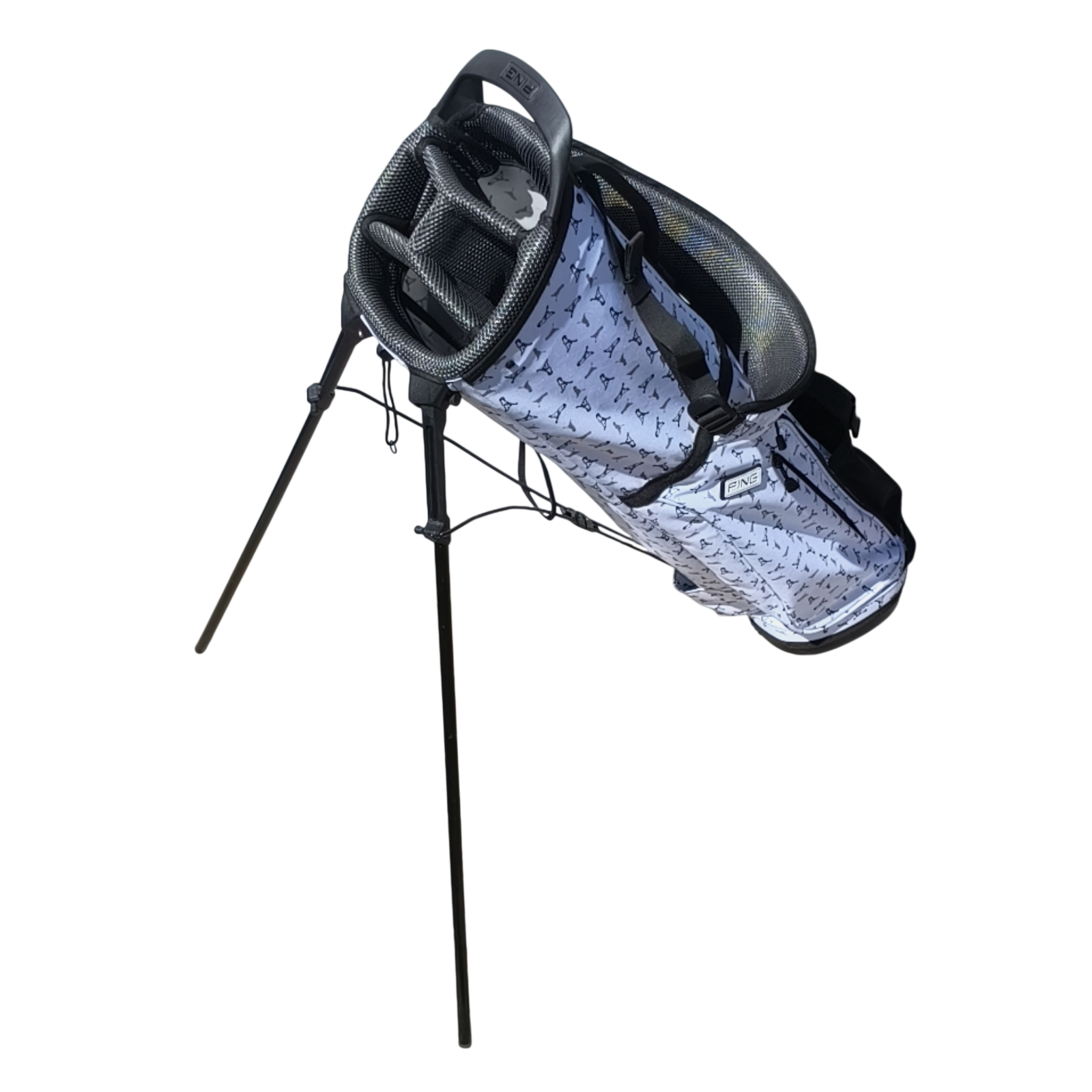 PING Moonlander Golf Bag / 4-Rum / Hvid