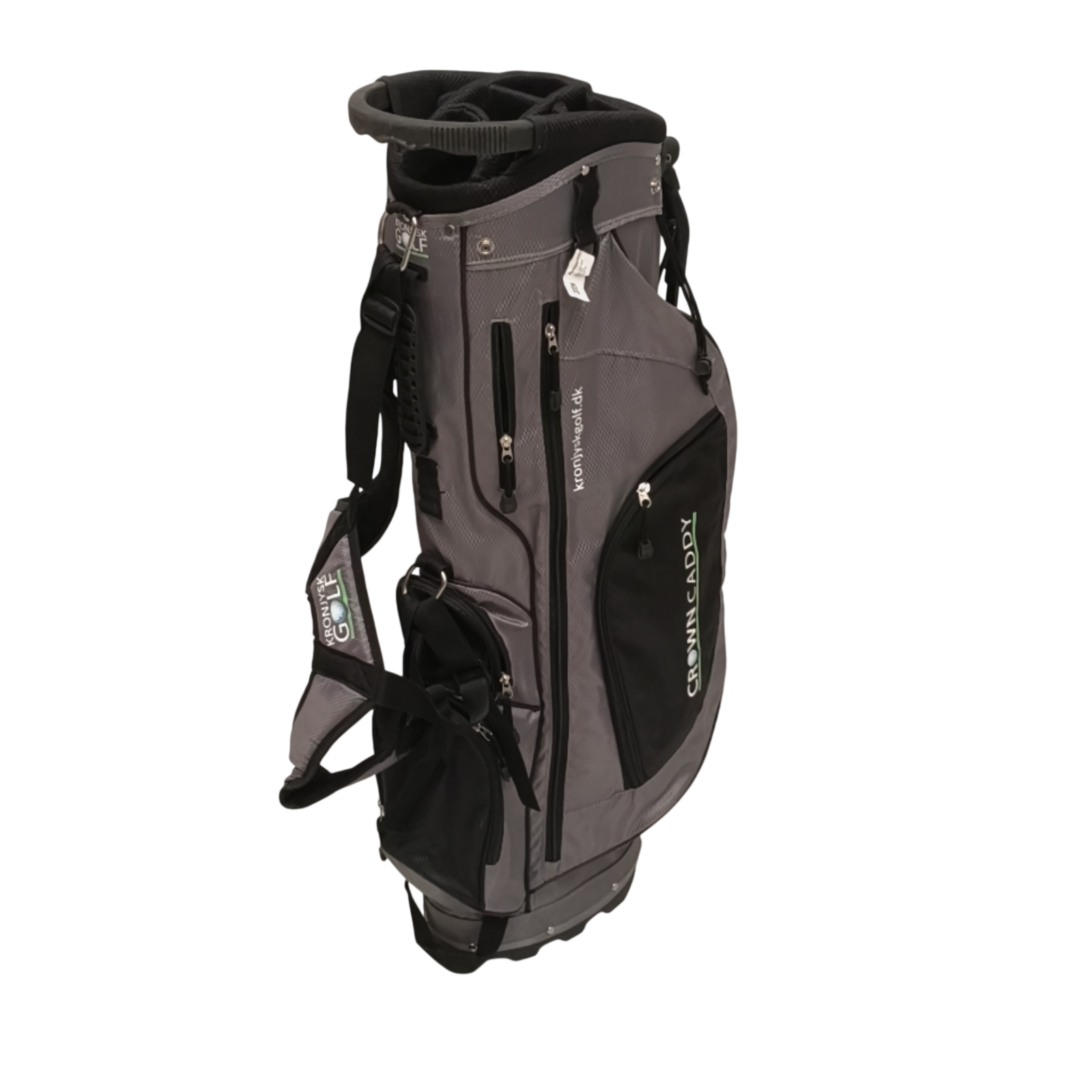 Crown Caddy Golf Bag / 8-Rum / Grå