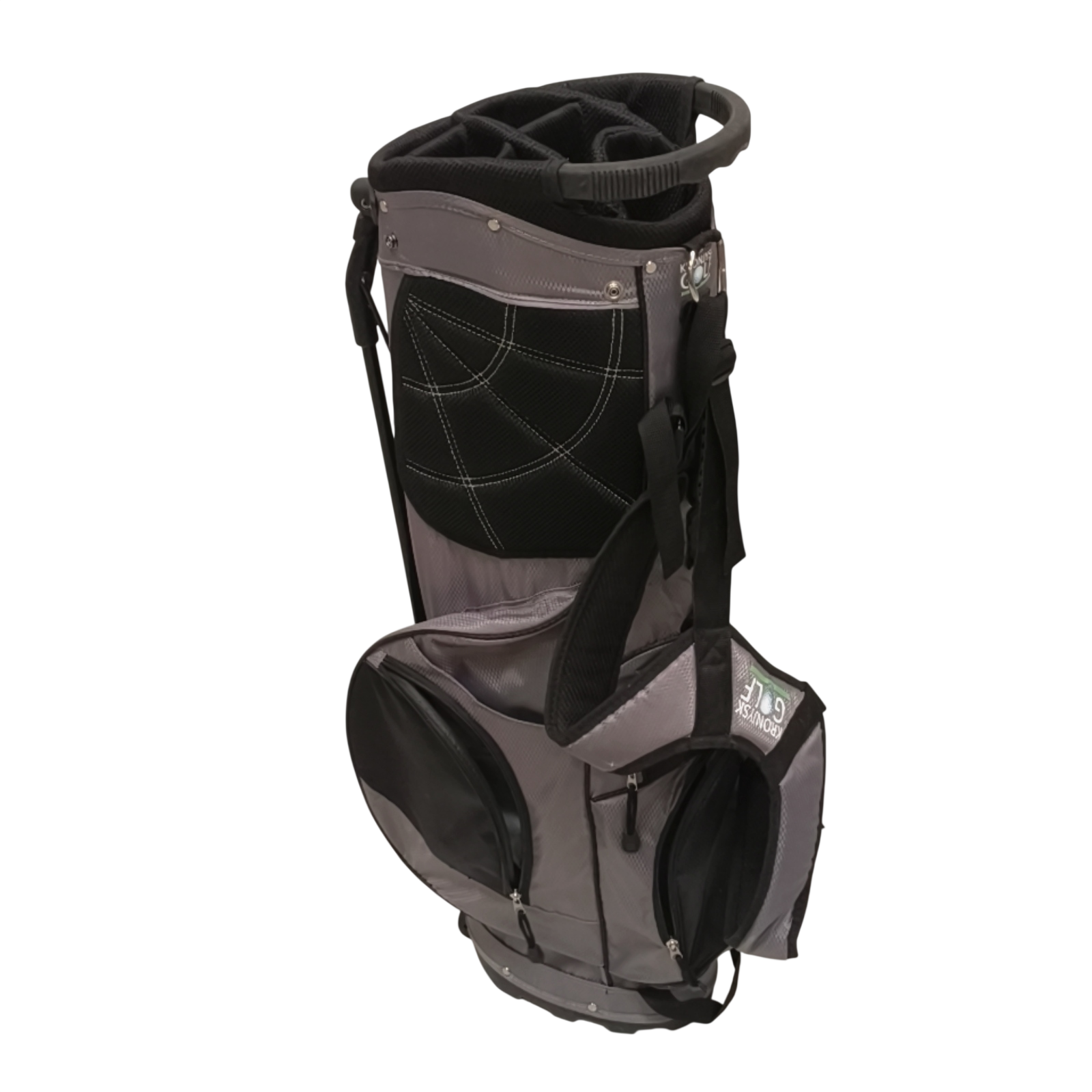 Crown Caddy Golf Bag / 8-Rum / Grå