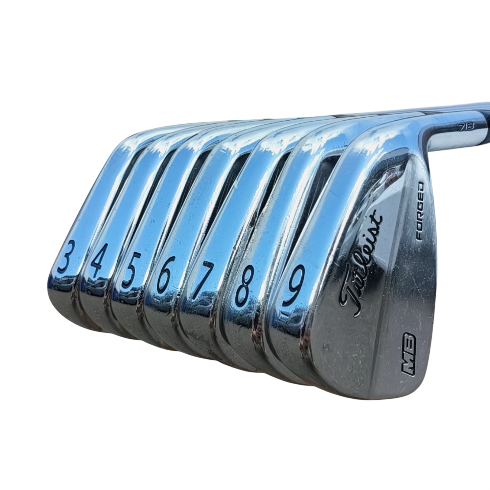 Titleist MB 718 Forged Jernsæt / 3-9i / Flex X-Stiff / Stål