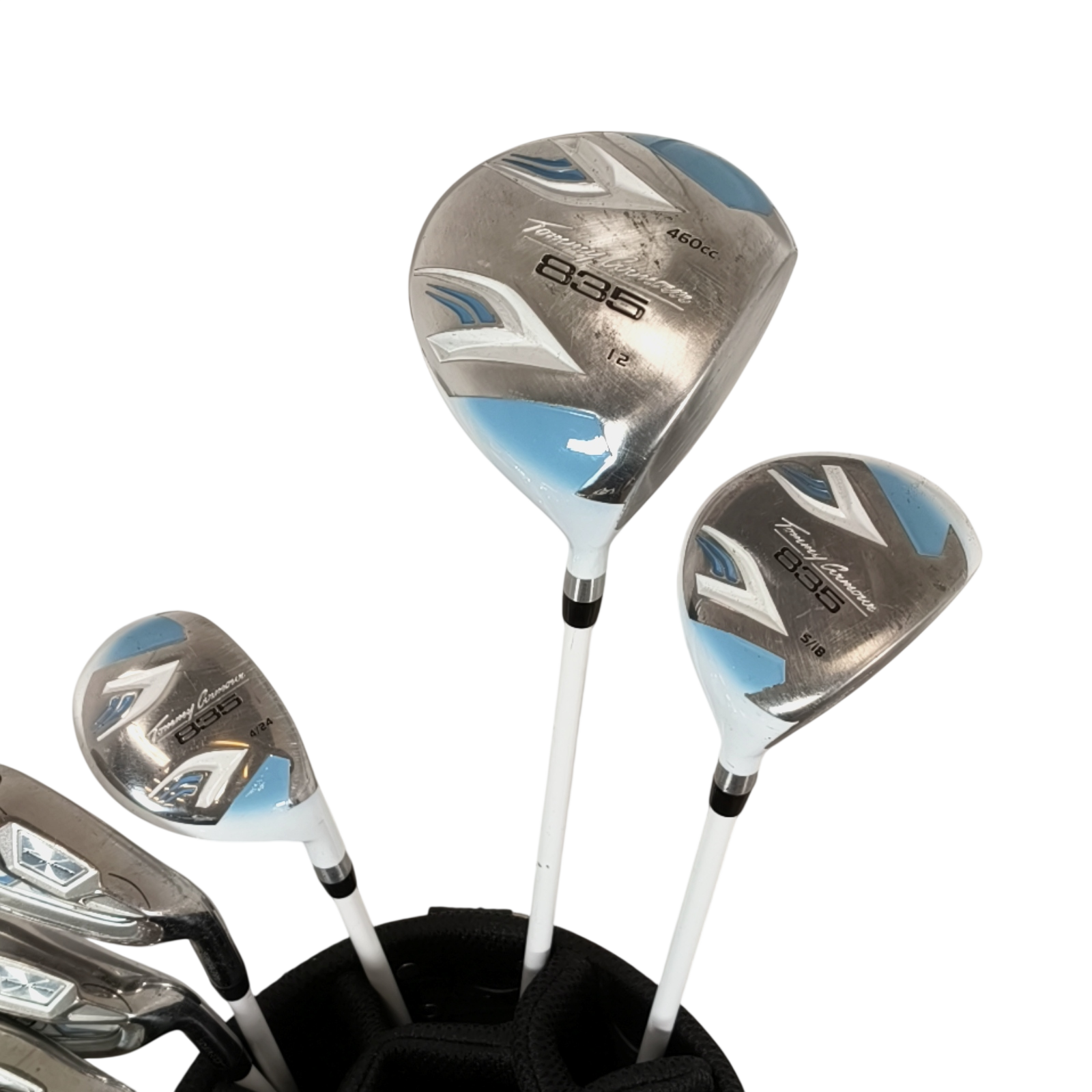 Tommy Armour 835 Komplet Sæt Med Bag / 6-PW+SW / Flex Ladies / Grafit