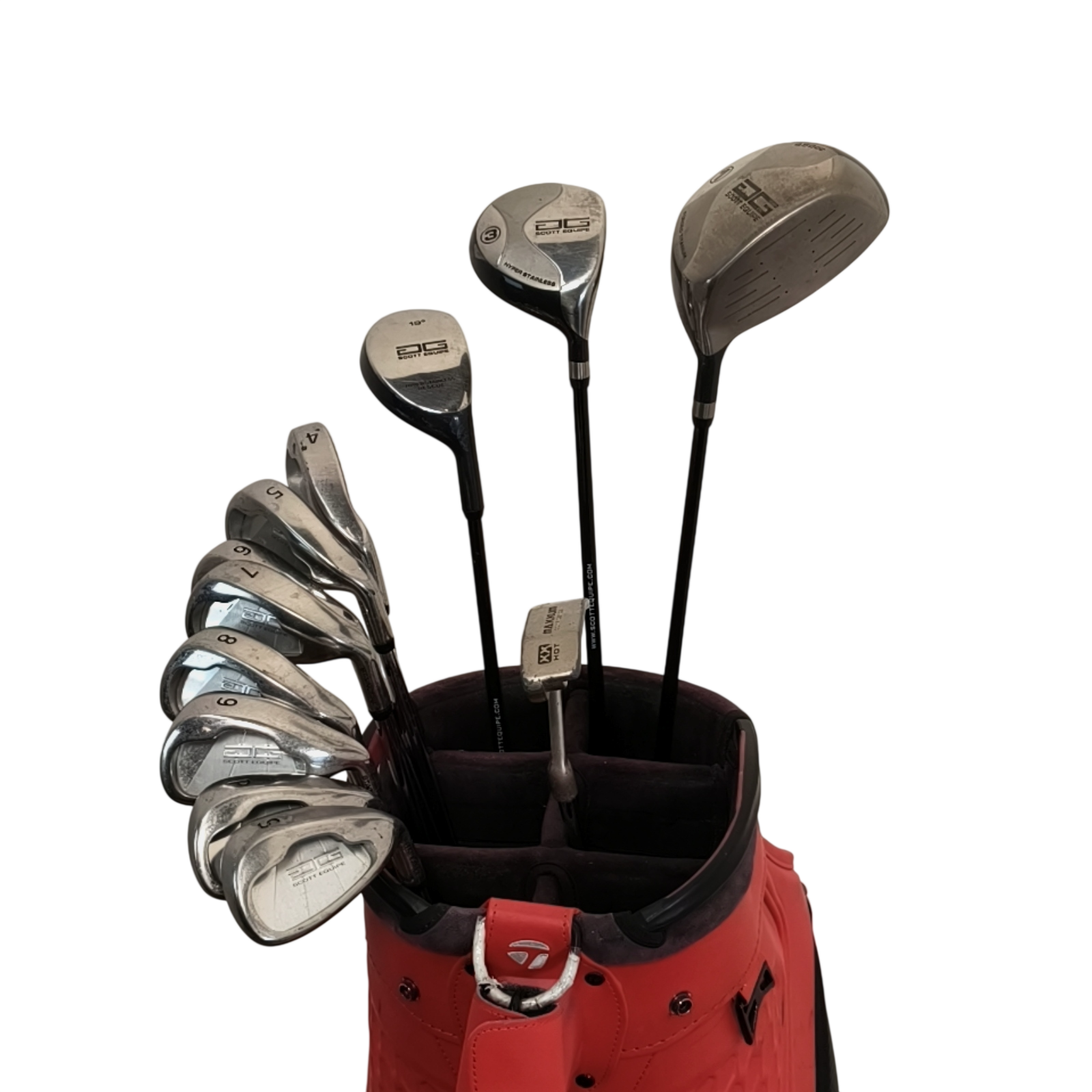 Scott Equipe DG Komplet Sæt Uden Bag / 4-PW+SW / Flex Regular / Stål