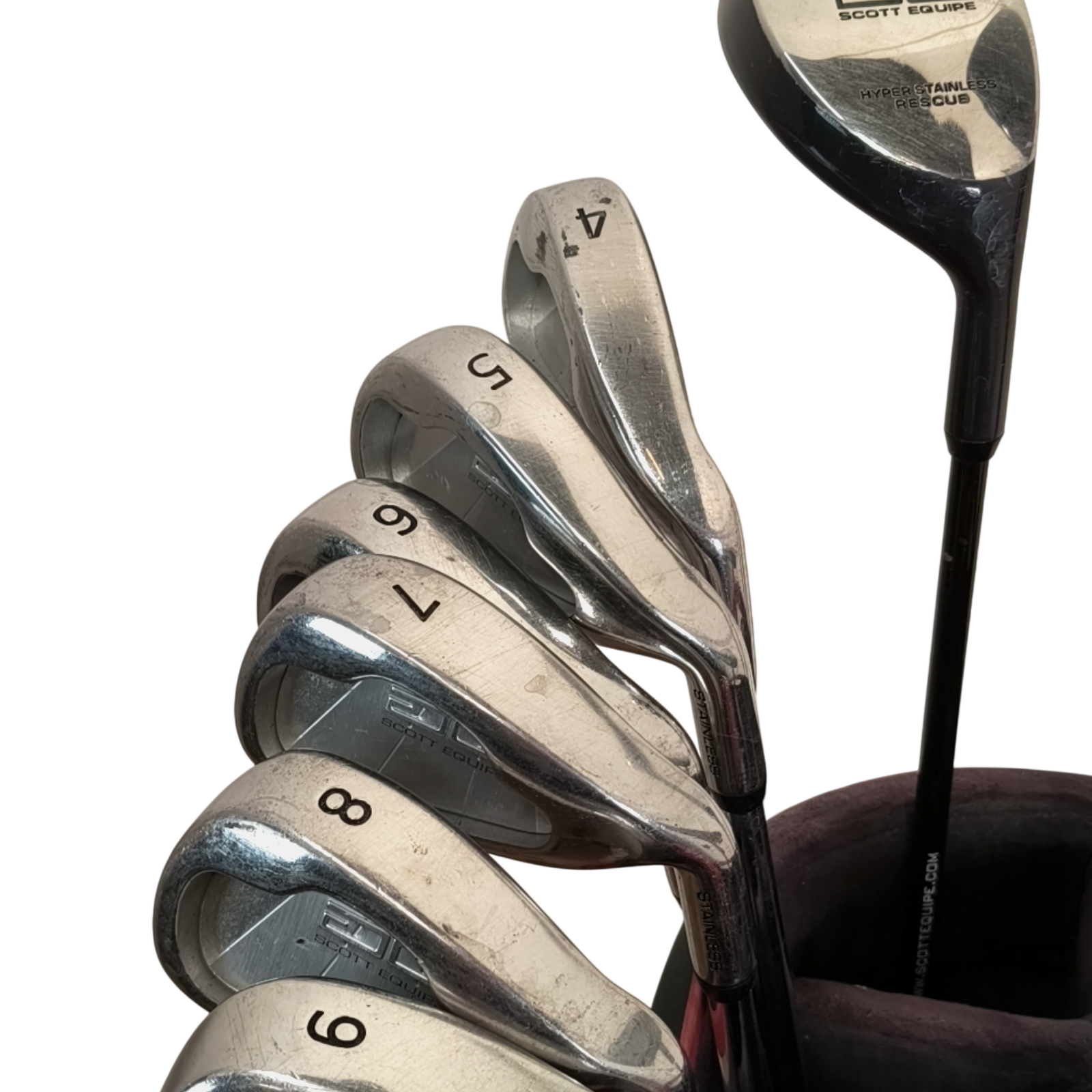 Scott Equipe DG Komplet Sæt Uden Bag / 4-PW+SW / Flex Regular / Stål