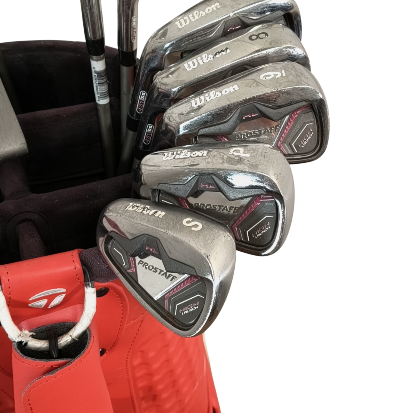 Venstre Wilson Prostaff HL Komplet Sæt Uden Bag / 5-PW+SW / Flex Ladies / Grafit