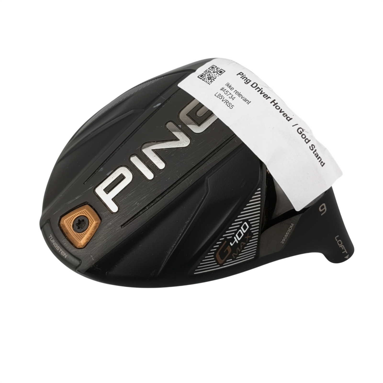 PING Driver Hoved / Loft 9