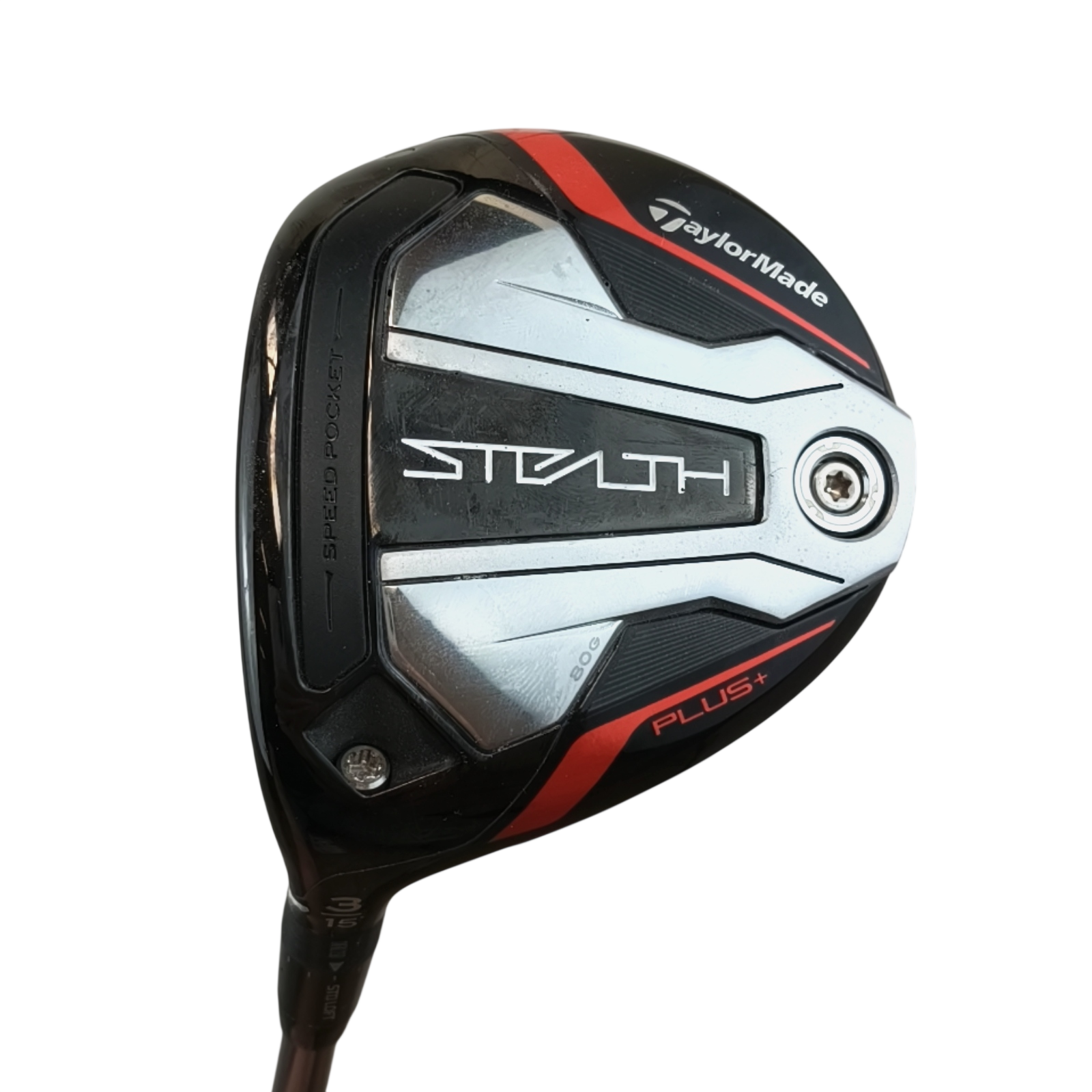 Venstre TaylorMade Stealth Plus Fairway Wood / Flex Tour X-stiff / #3/15