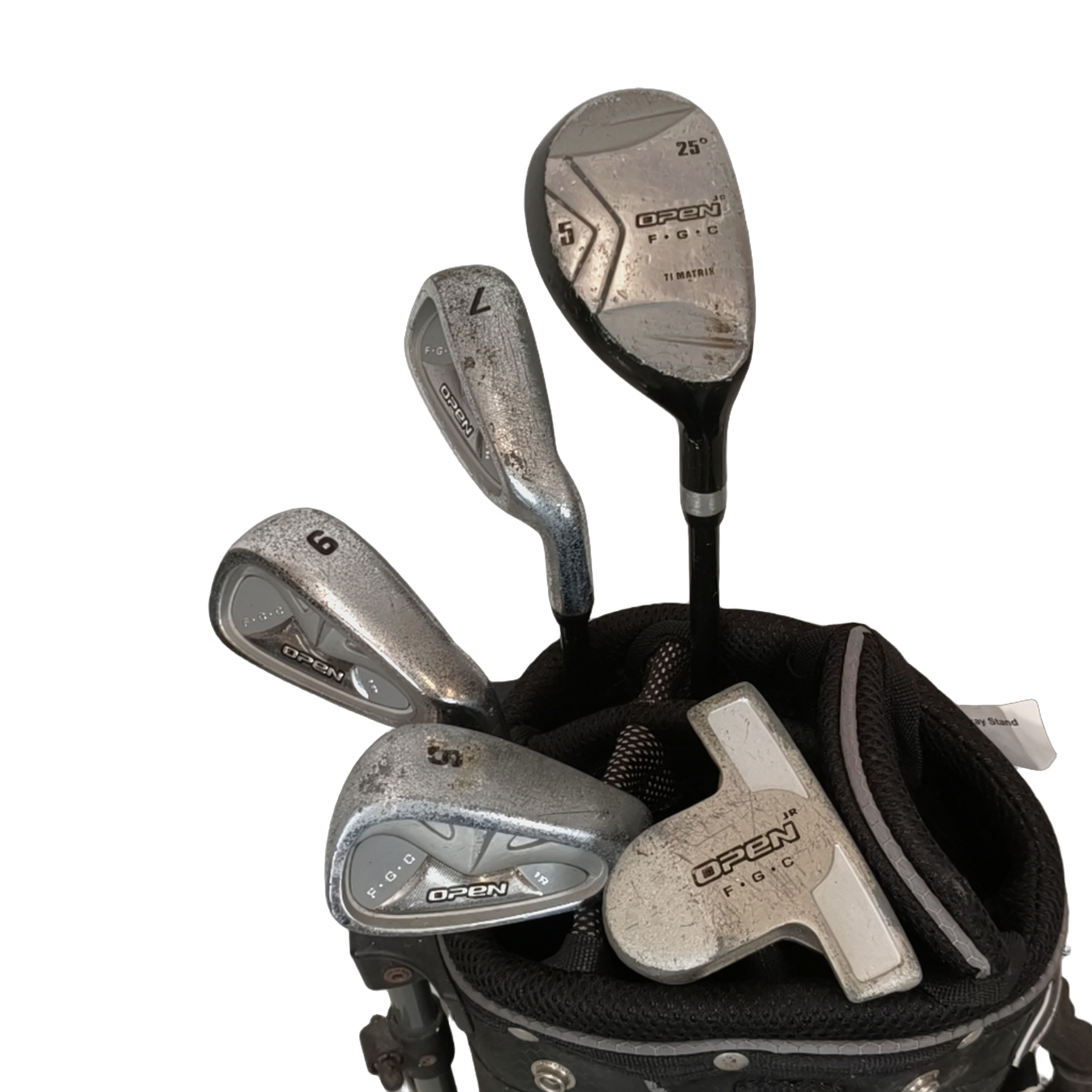 Open FGC Komplet Sæt Med Bag / 7+SW / Flex Junior / Grafit