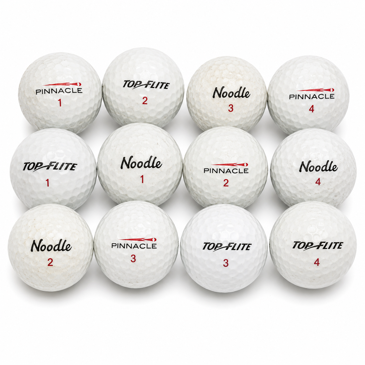 Palle da golf / Bianche miste - 1 dozzina (Copia)