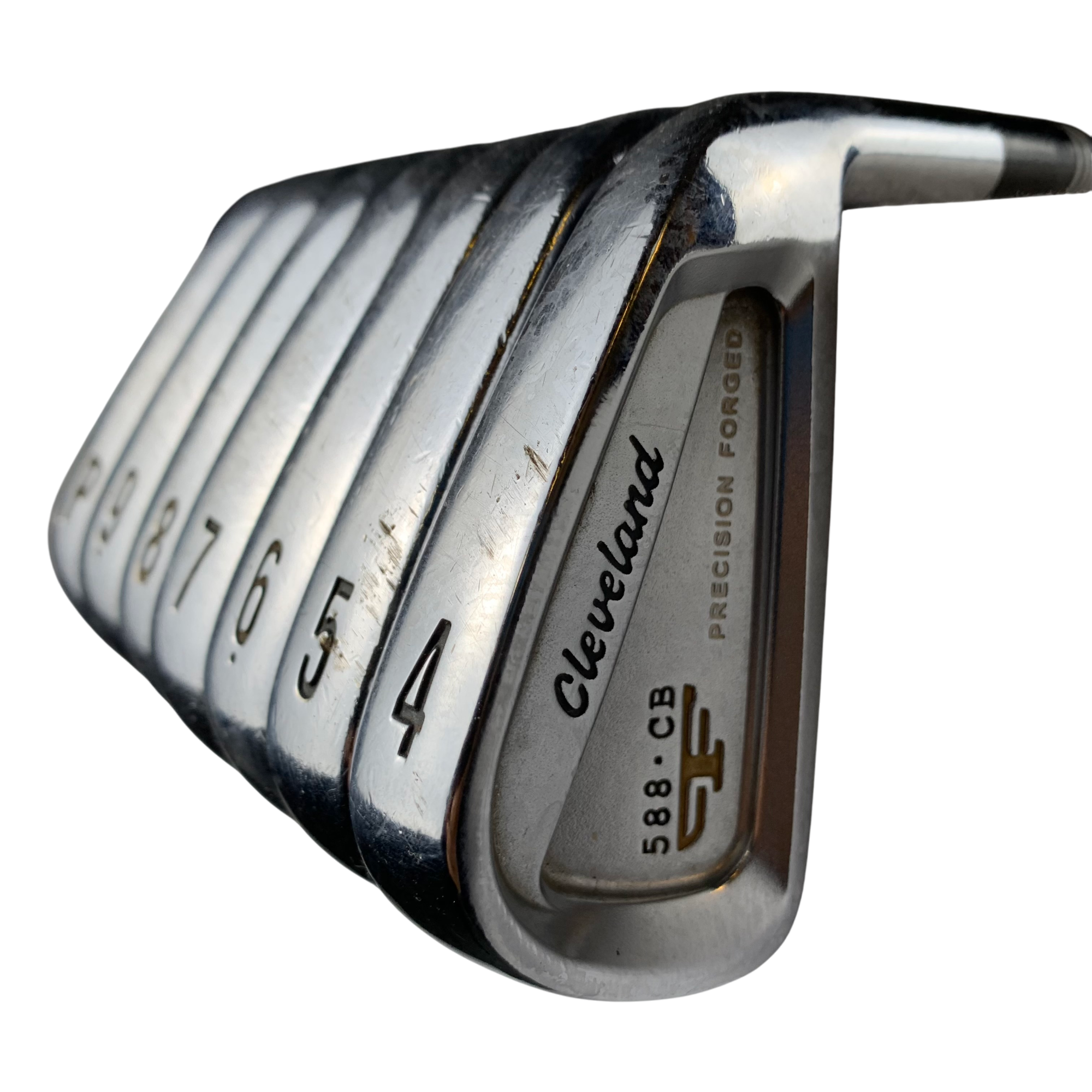 Cleveland 588 CB Jernsæt / Flex Stiff / 4-PW / Stål galleri billede 2 - brugt golf udstyr i god stand