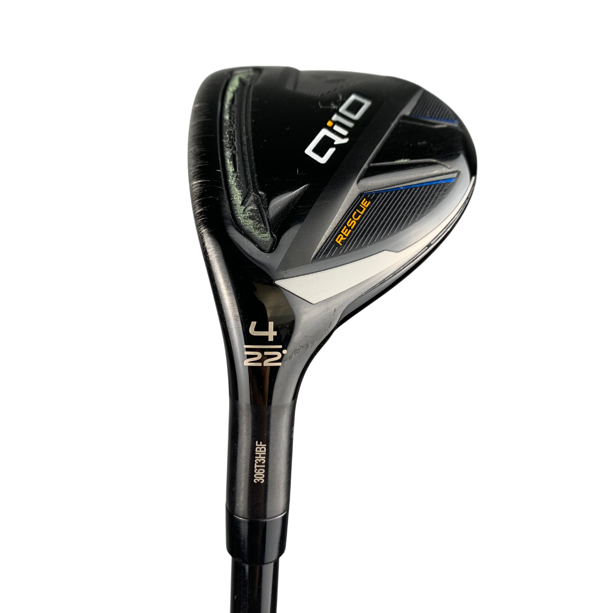TaylorMade Qi10 Hybrid / Flex Regular / Grafit / #4/22 Venstre galleri billede 2 - brugt golf udstyr i god stand
