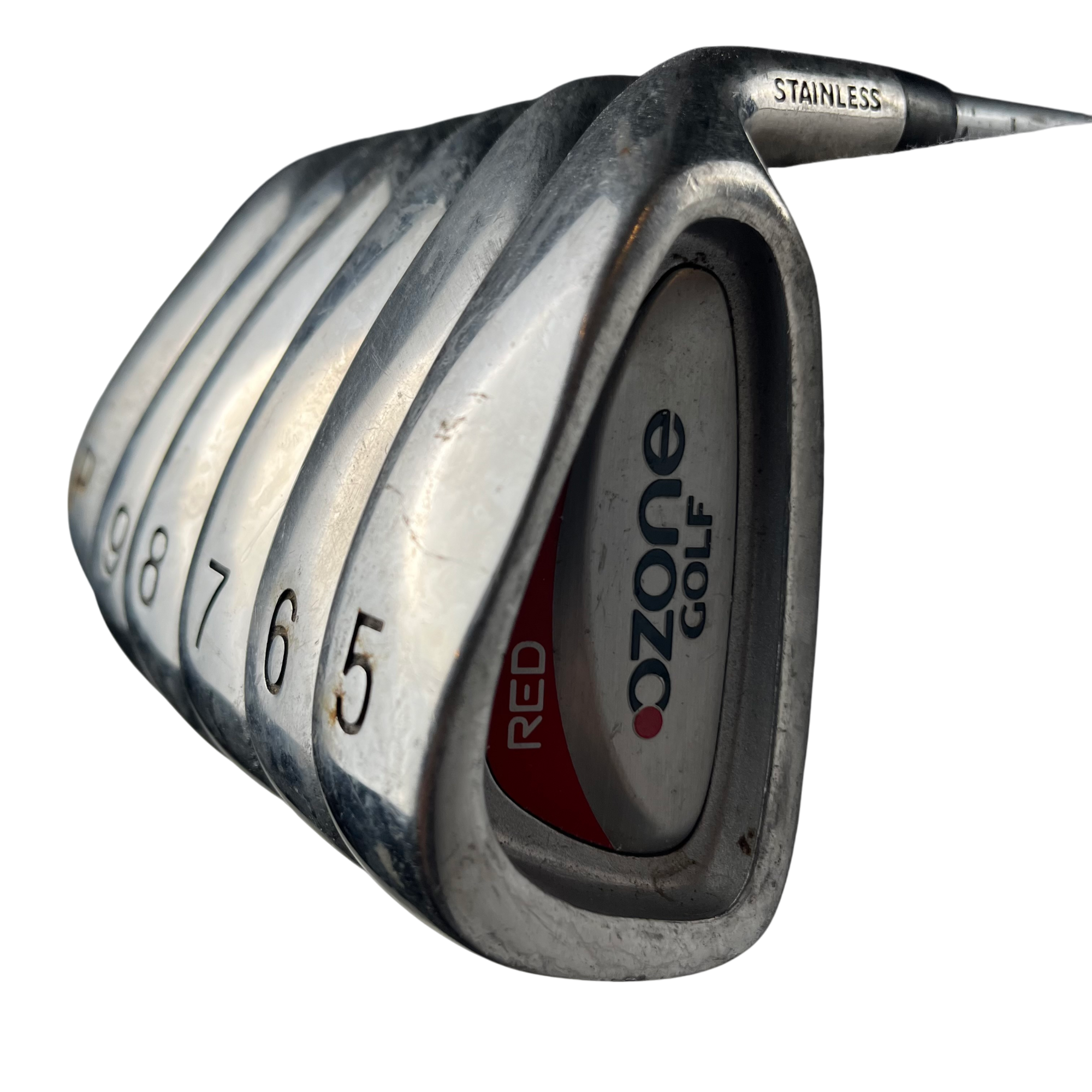Ozone Ozone Red Jernsæt / Flex Ladies / 5-PW / Grafit galleri billede 2 - brugt golf udstyr i god stand