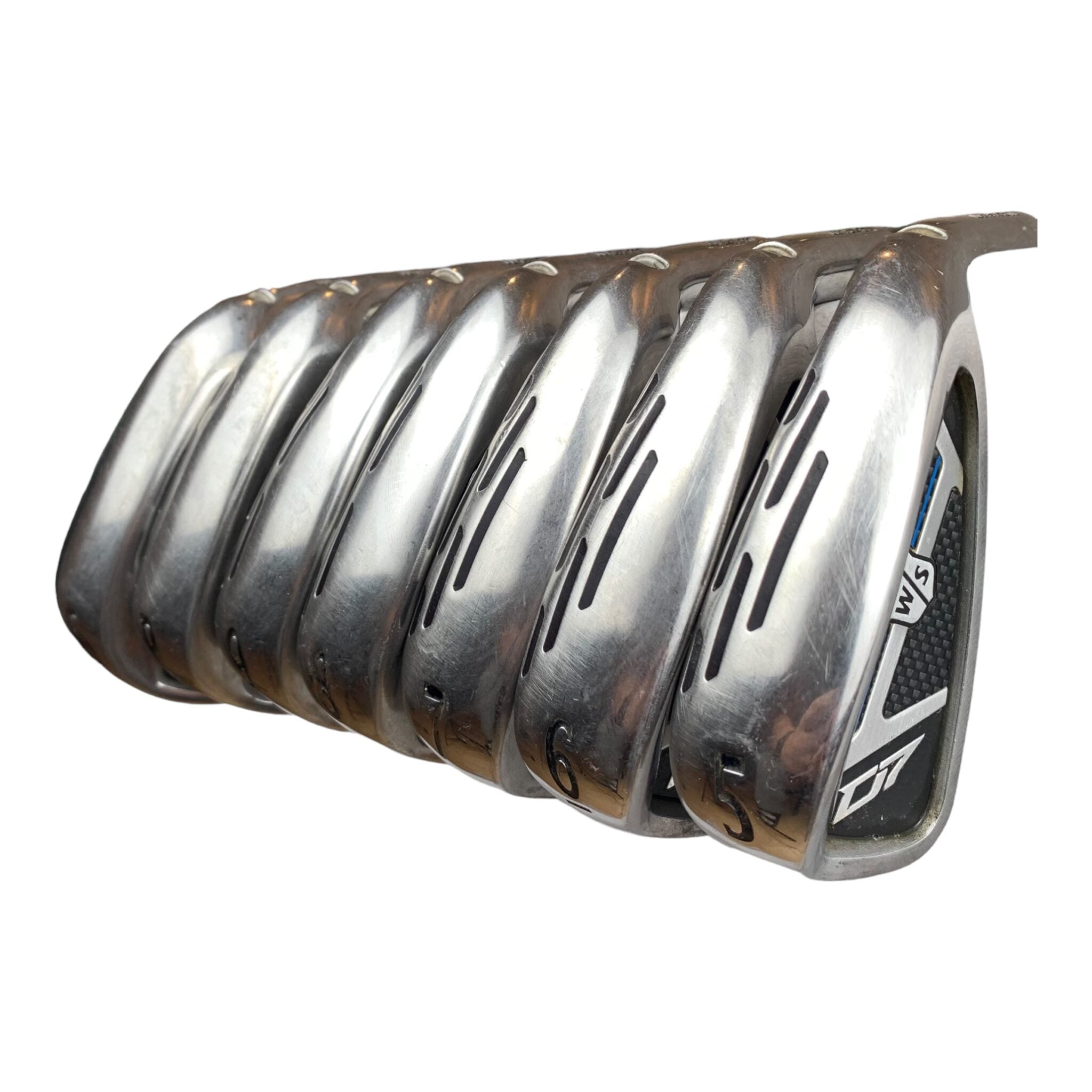 Wilson Staff D7 iron set / Length +0.75" / Flex Stiff / 5-P+S / Steel