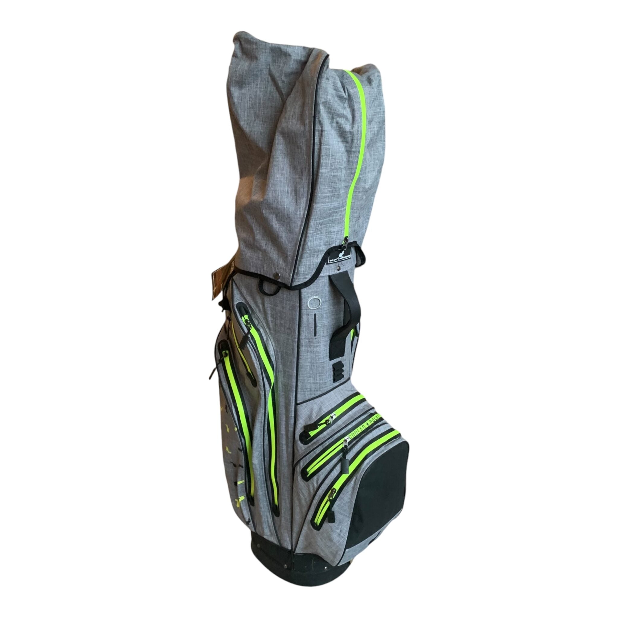 What Bunkers Zambezi Bag // Grey/Neon - 14 Rum / WITH. Rain cover