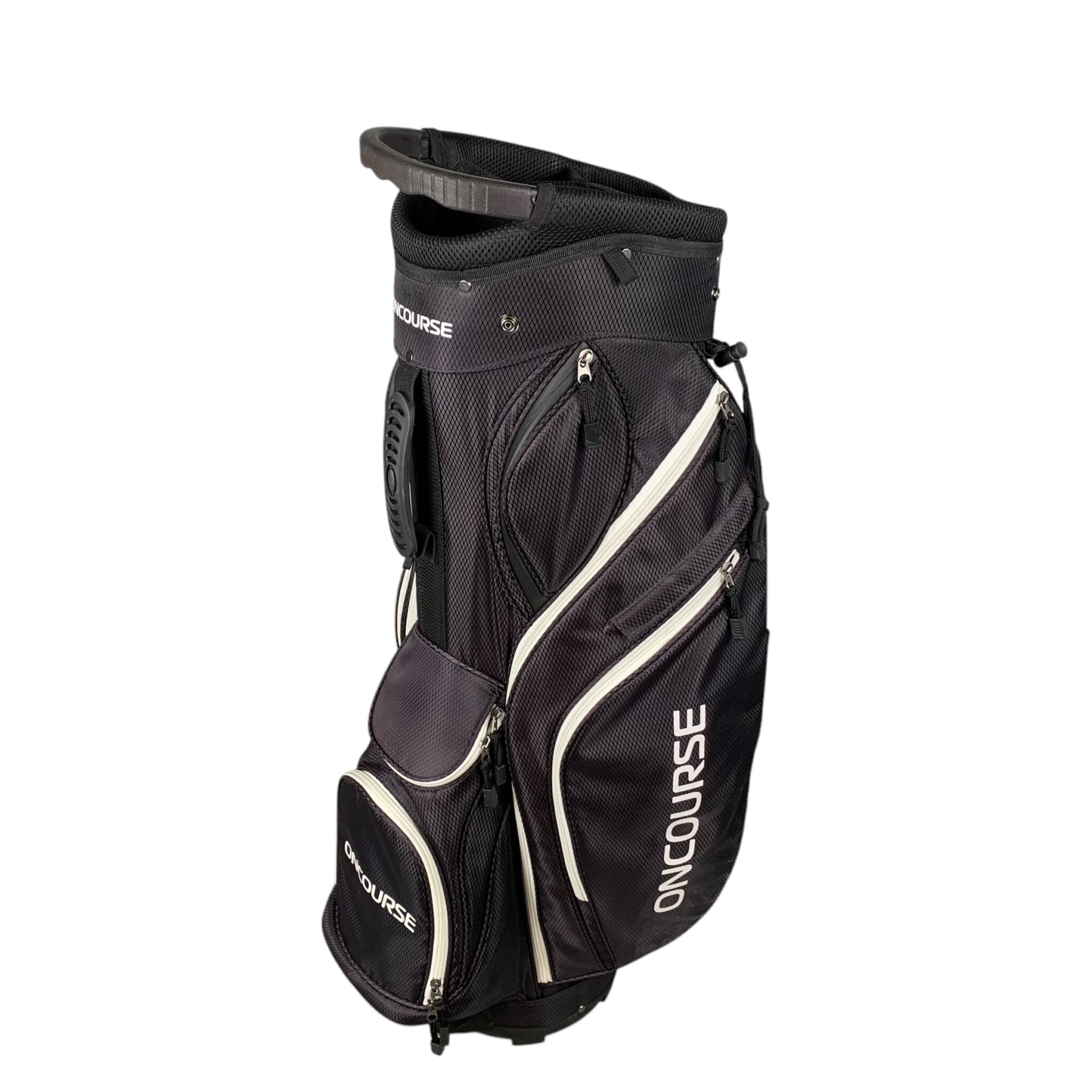OnCourse CartBag / Black / 5-Compartment
