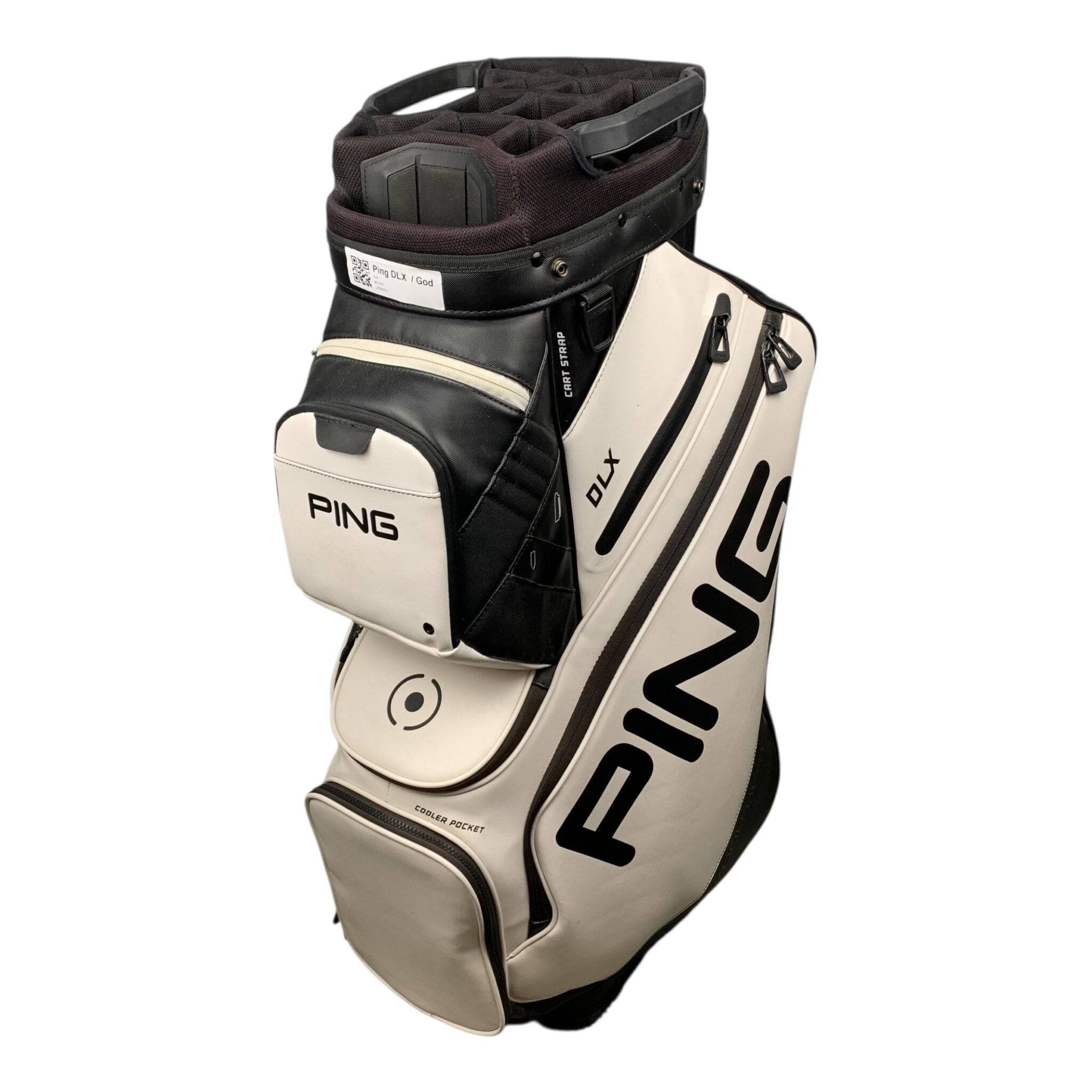 Ping Sac Cartbag DLX / Blanc/Noir / 13-Way