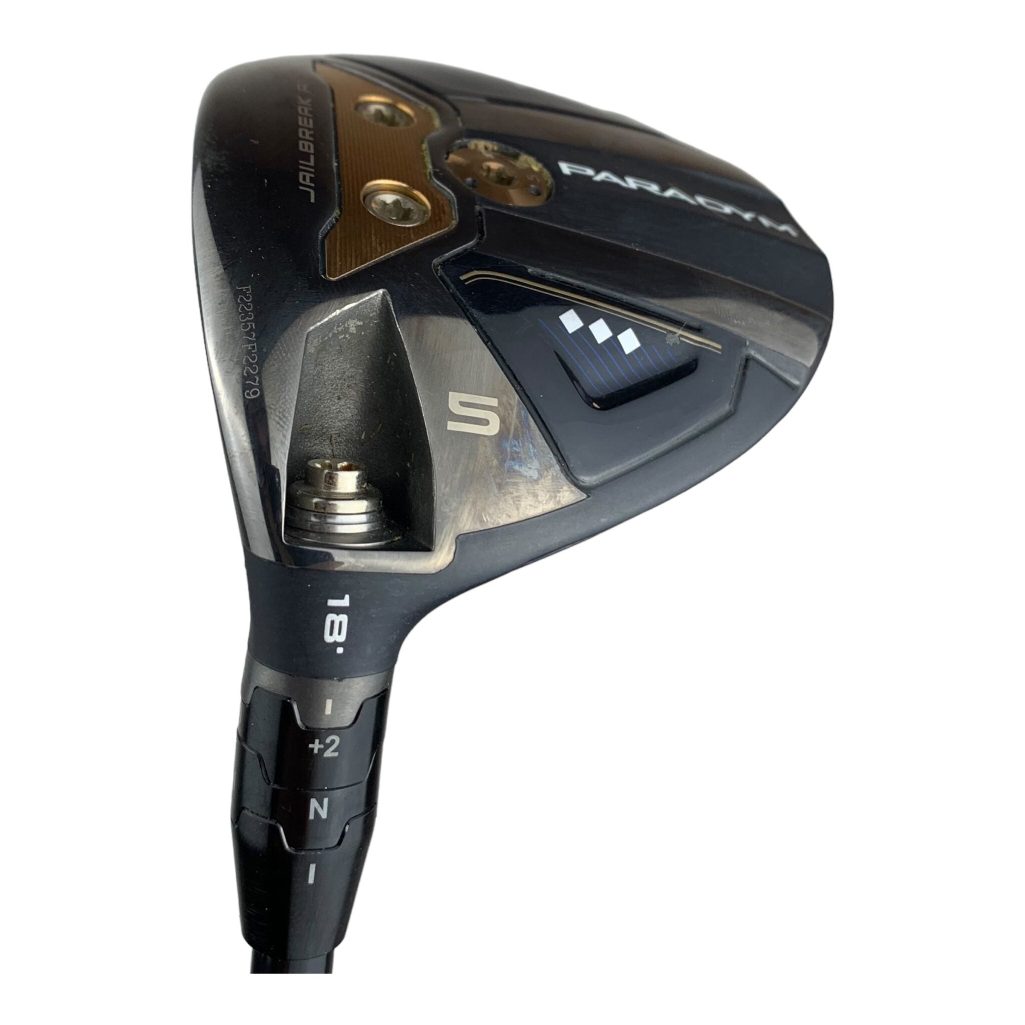 Callaway Paradym Triple Diamond Fairway Wood 5/18 / Flex X-stiff // MCC +4 Midsize grip