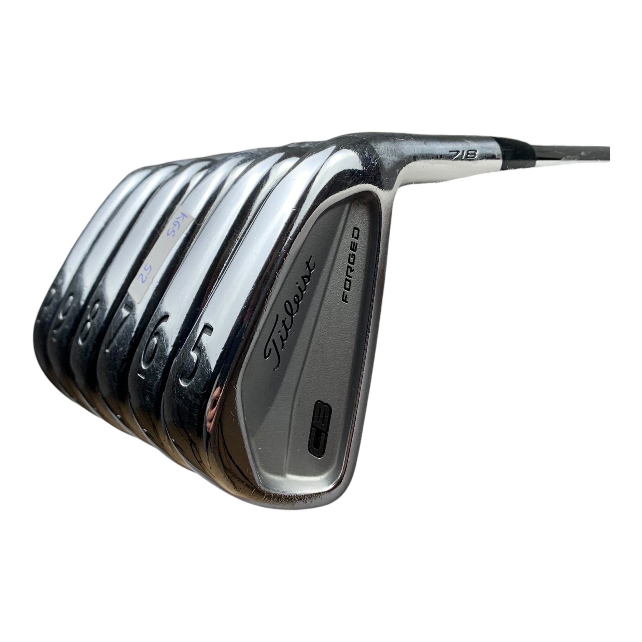 Titleist CB 718 Forged iron set / Flex X-Stiff - Steel / 5-P