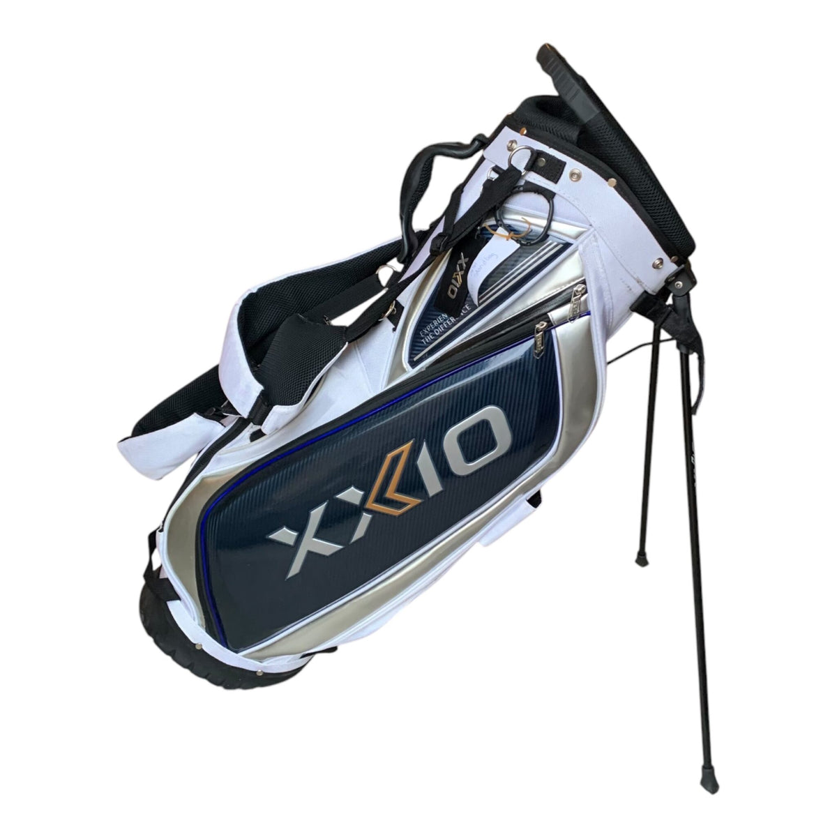 XXIO Borsa con supporto - Grigio/Blu navy / 5 vie / Con parapioggia