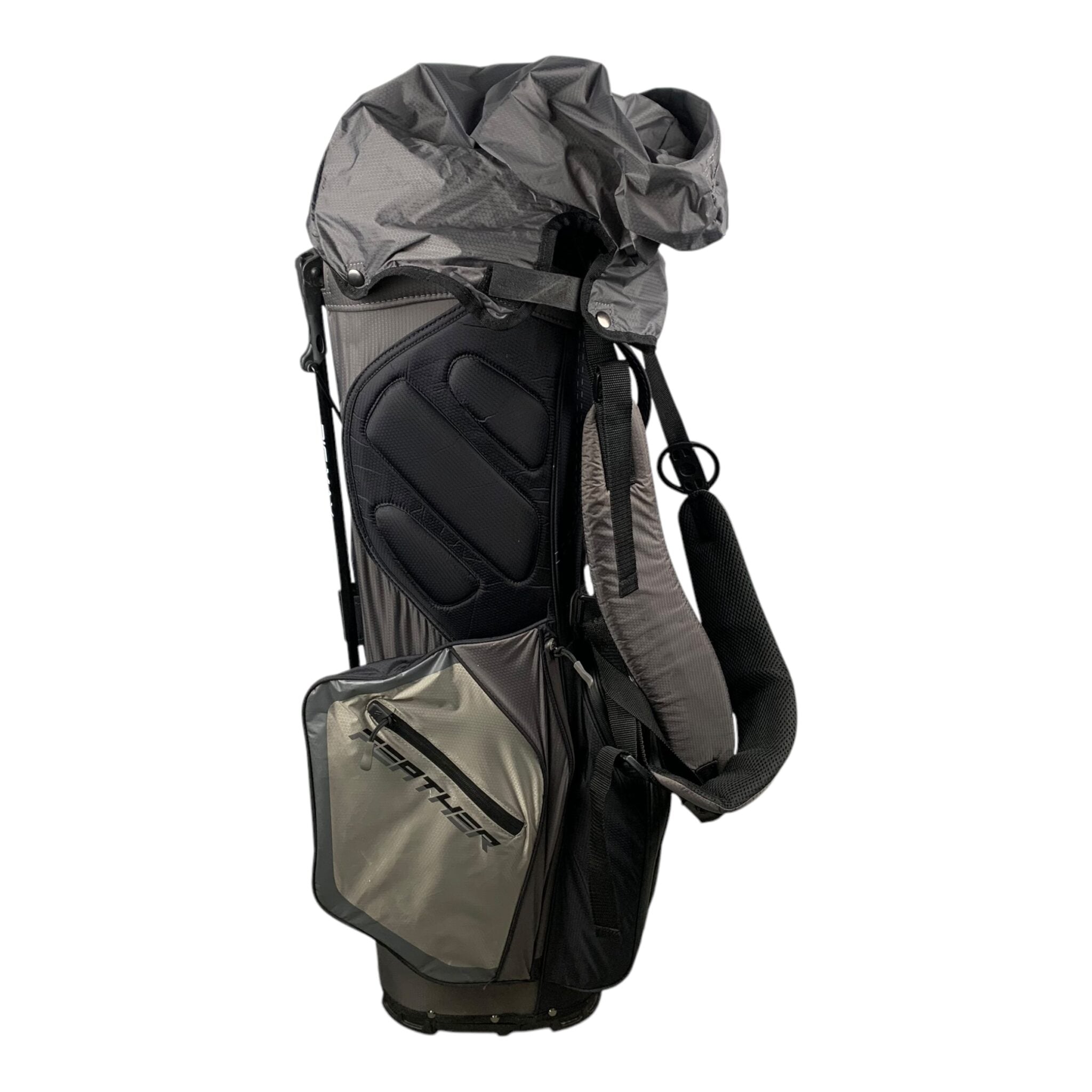 BigMax Feather StandBag / Black/Grey / 5 Compartments