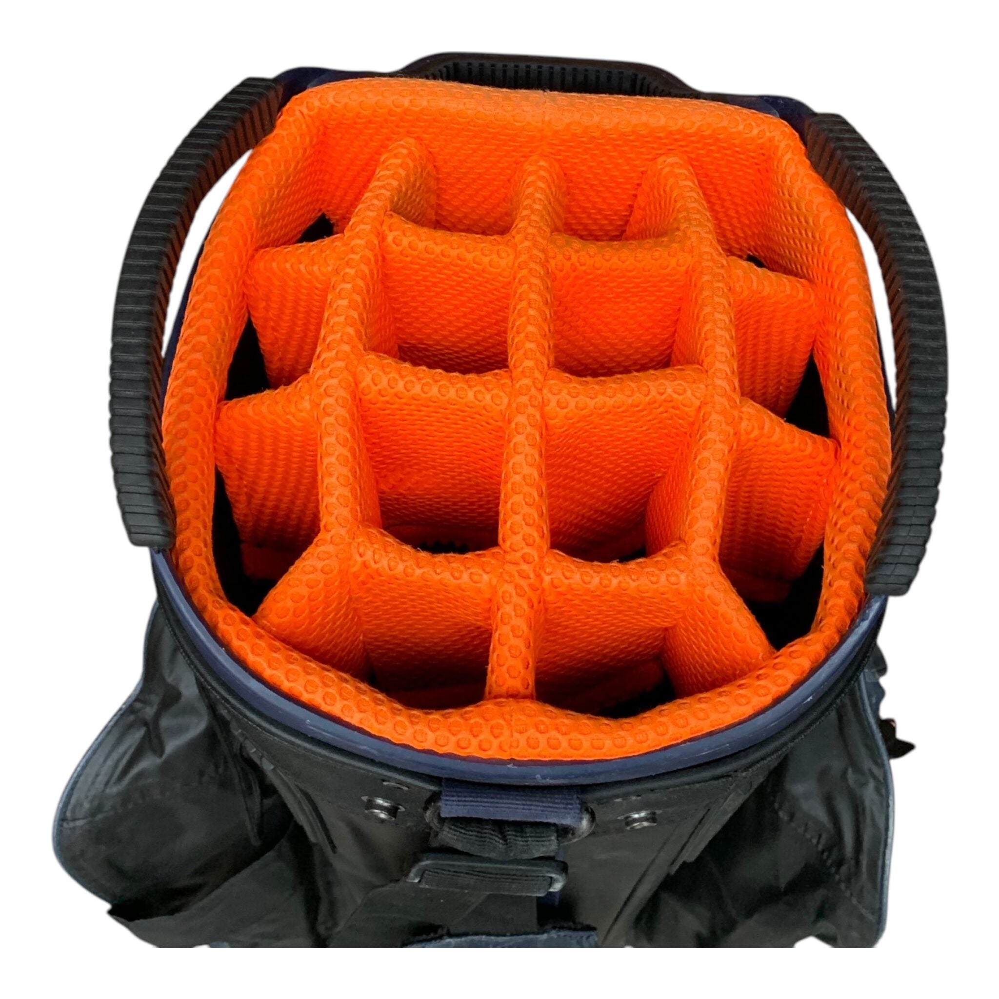 Sun Mountain H2NO Cartbag - Marine/Orange / 15-Fächer / W. Regenschutz
