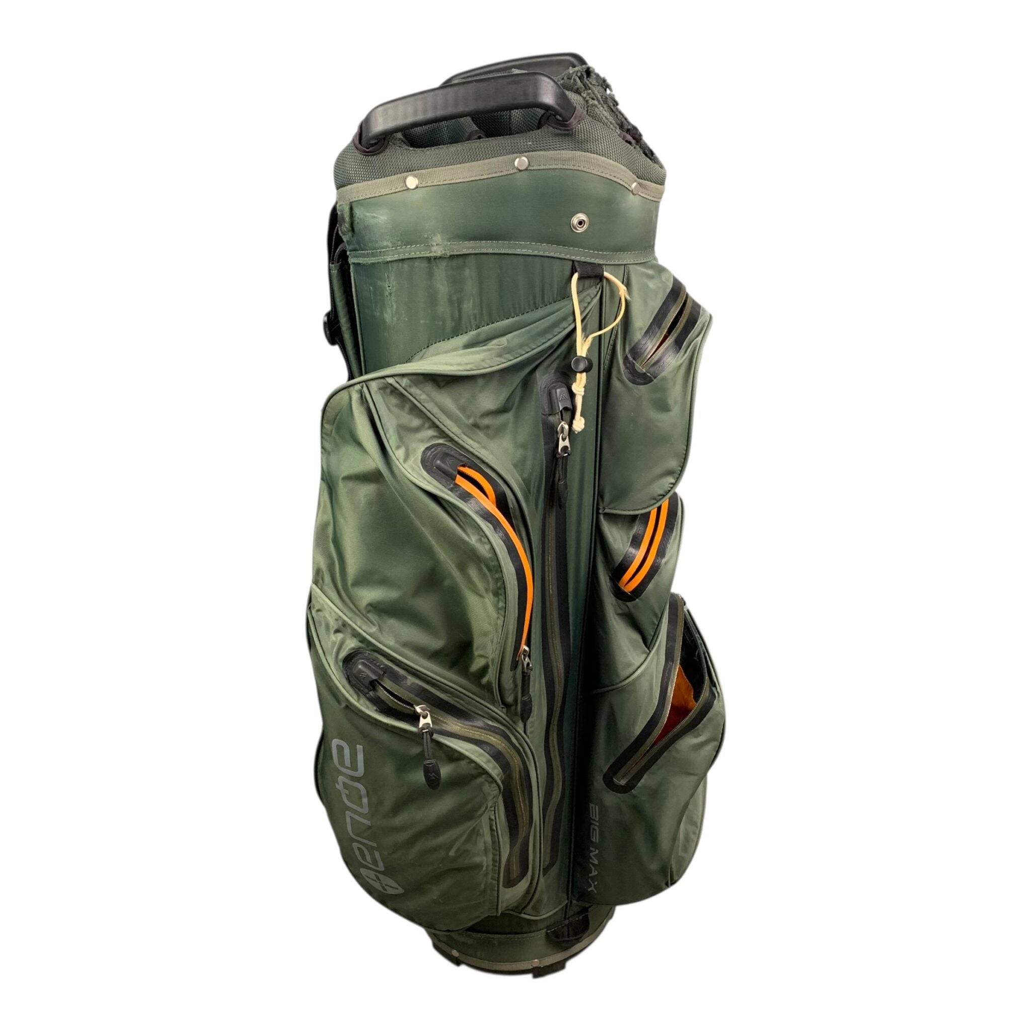 BigMax Aqua+ Cartbag / Green/Orange / 14 Compartments