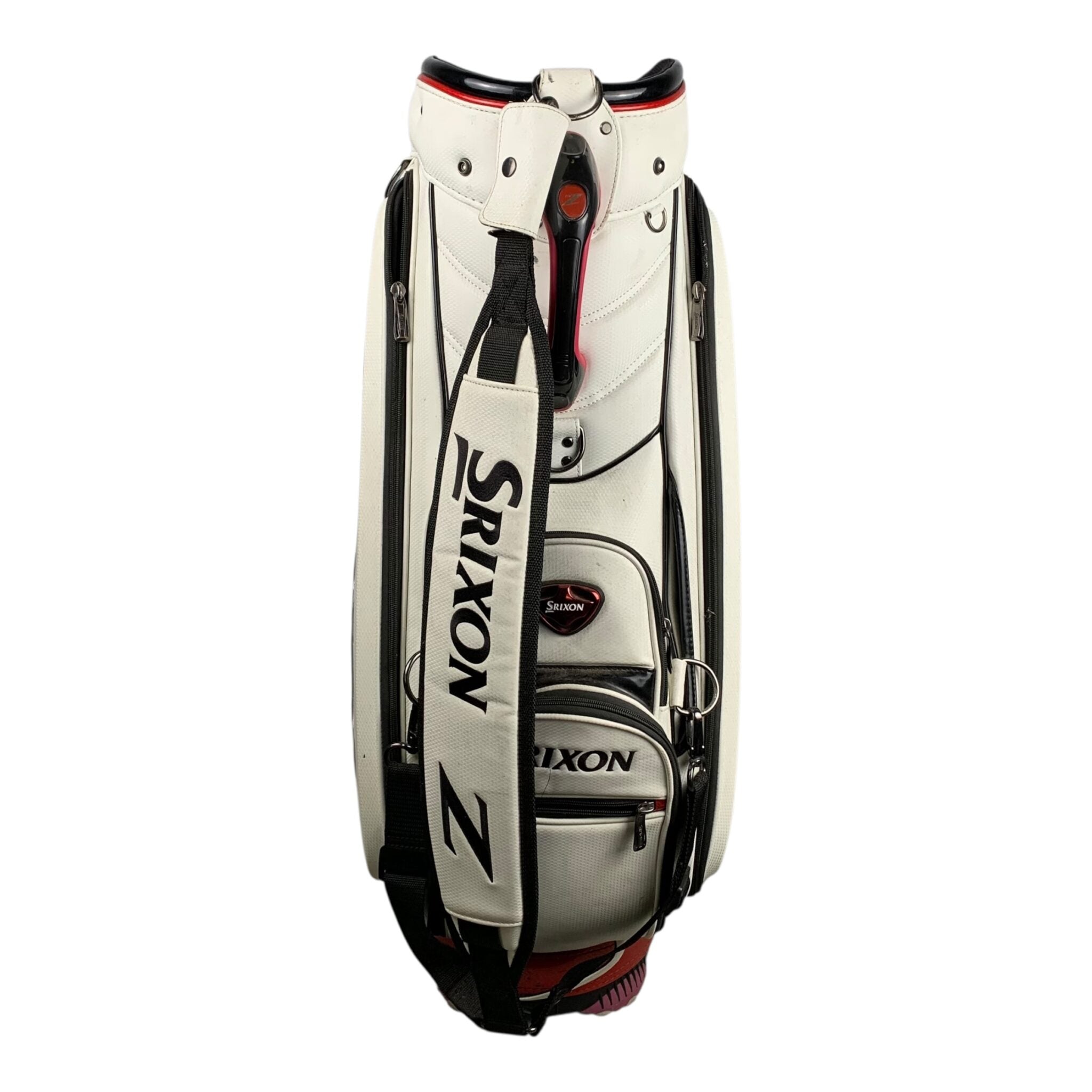 Srixon Z Staff Bag / White/Red / 5-Compartment