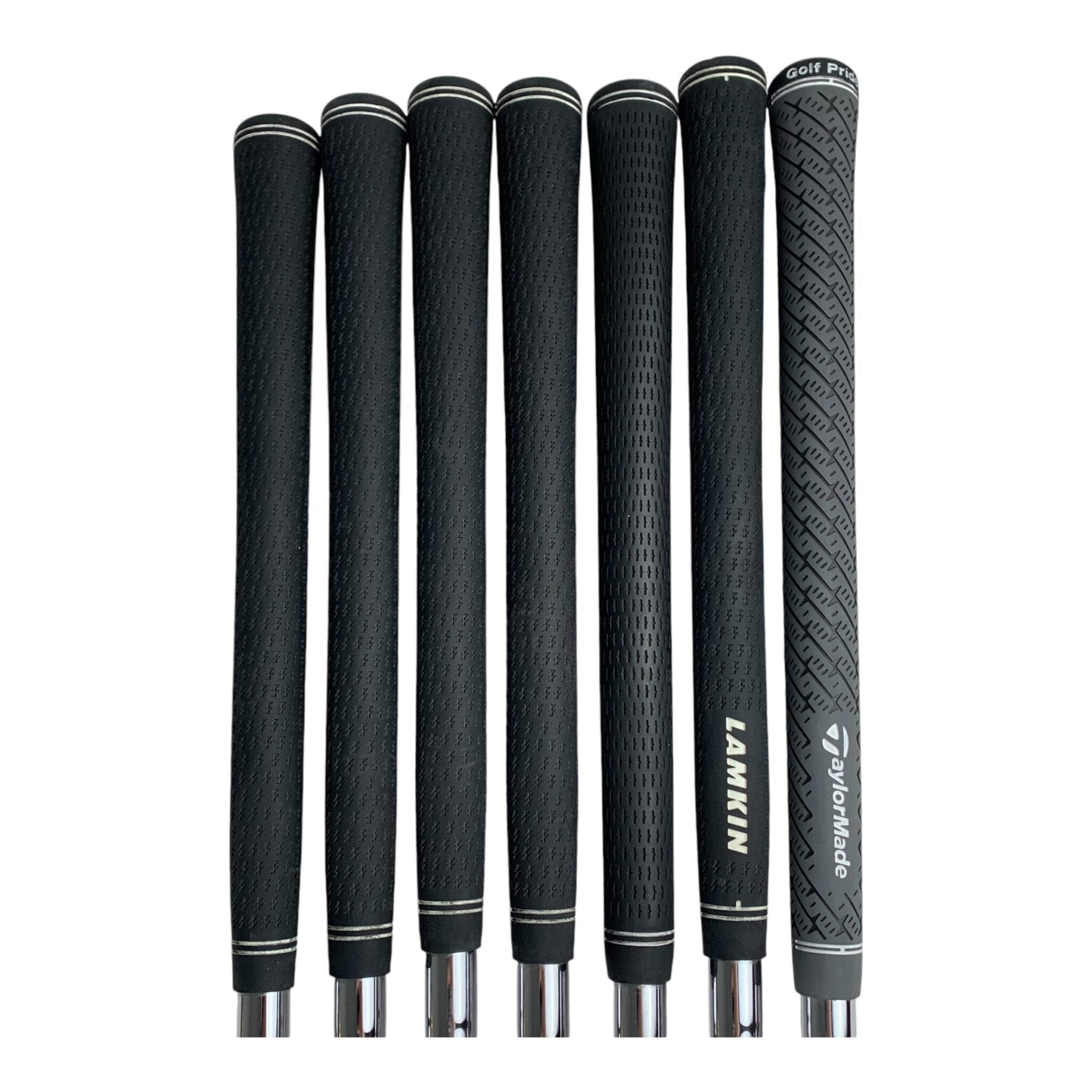 TaylorMade P7MB iron set / Flex X-Stiff / 4-P / Steel / Crossline Black Midsize Grip