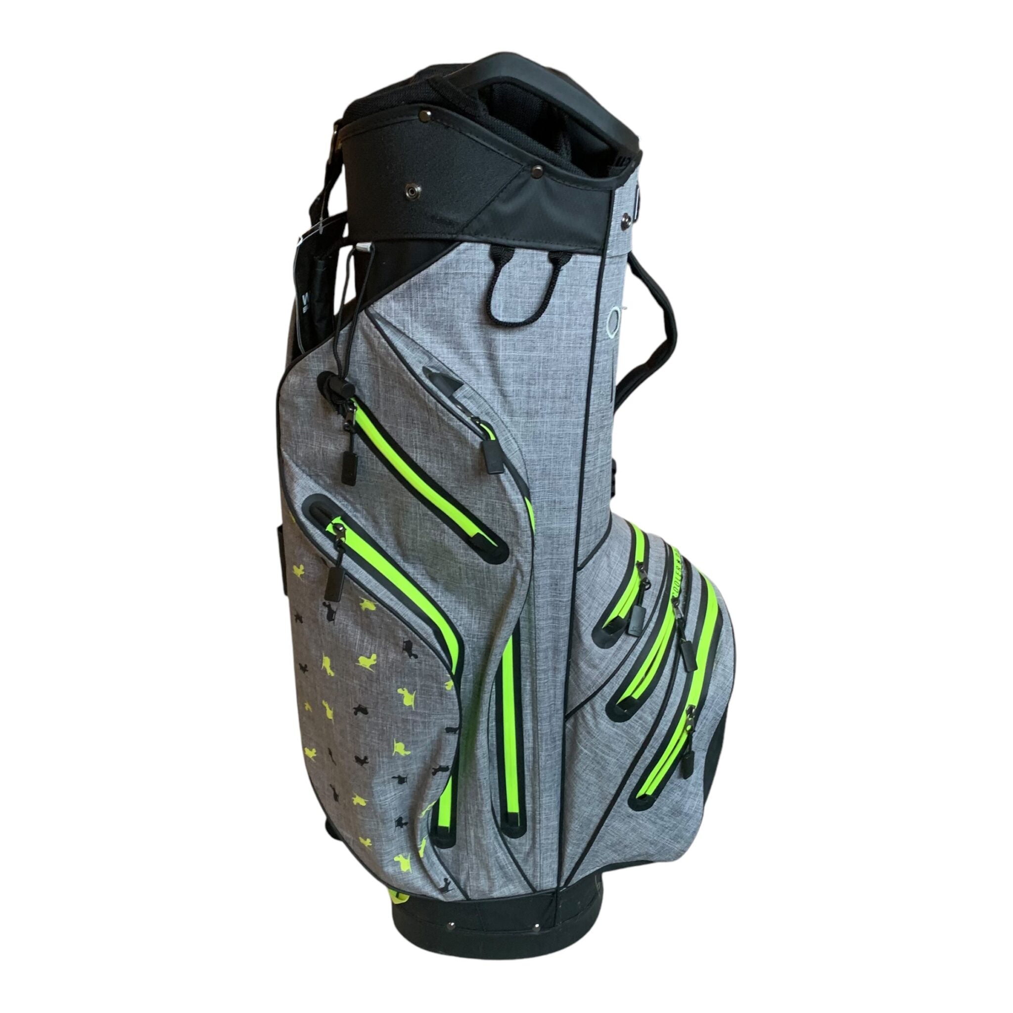What Bunkers Zambezi Bag // Grey/Neon - 14 Rum / WITH. Rain cover